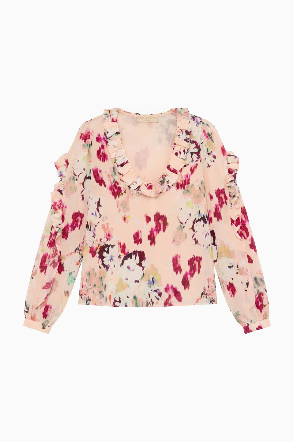 Marguerite Silk Blouse - Summer Garden