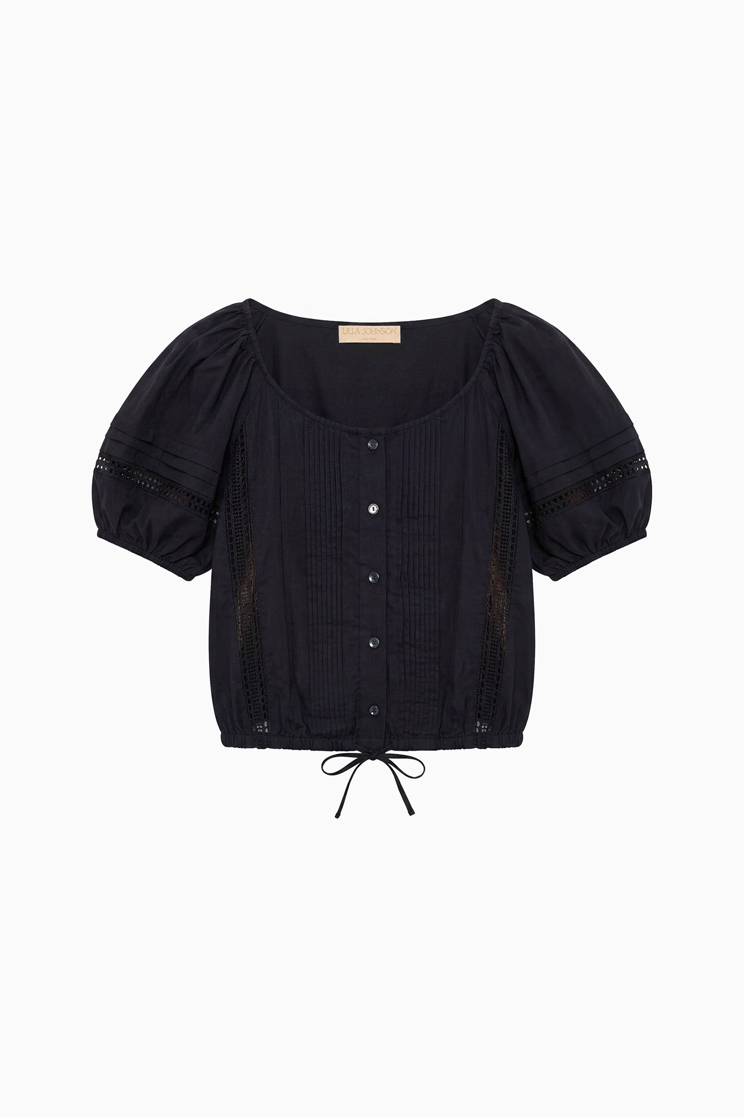 Clara Cotton Top - Noir