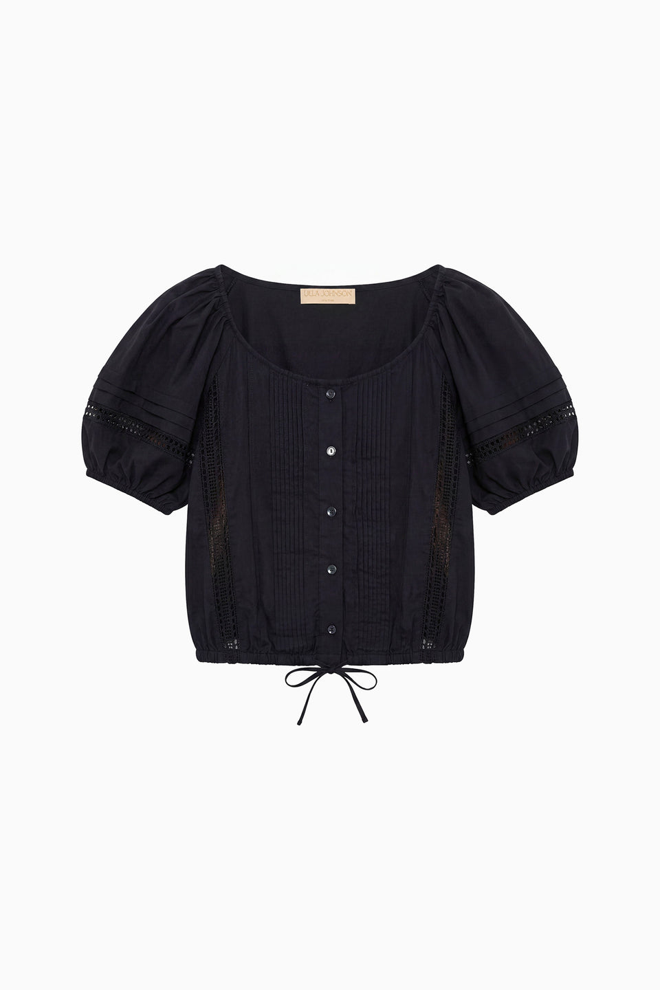 Clara Cotton Top - Noir