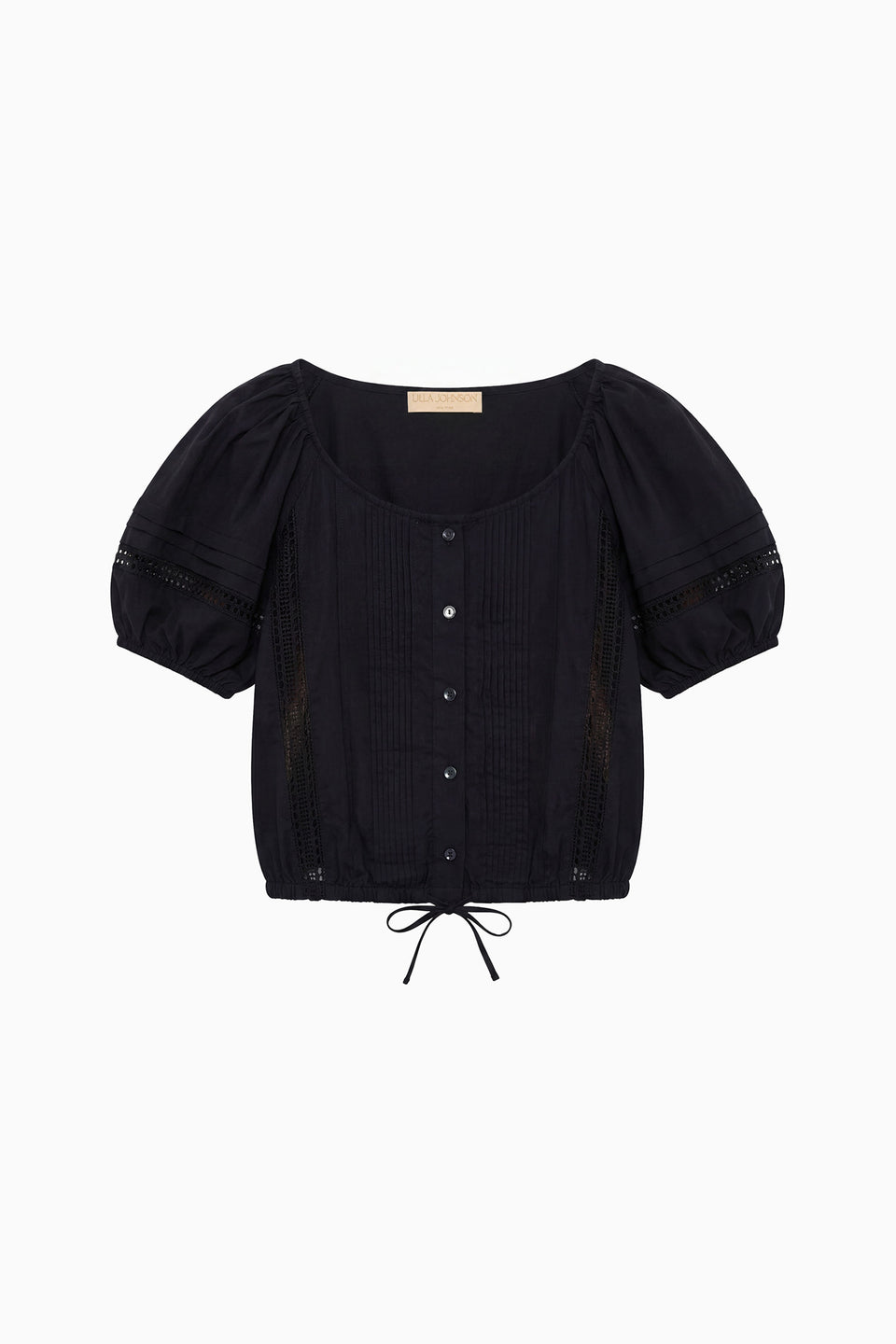 Clara Cotton Top - Noir