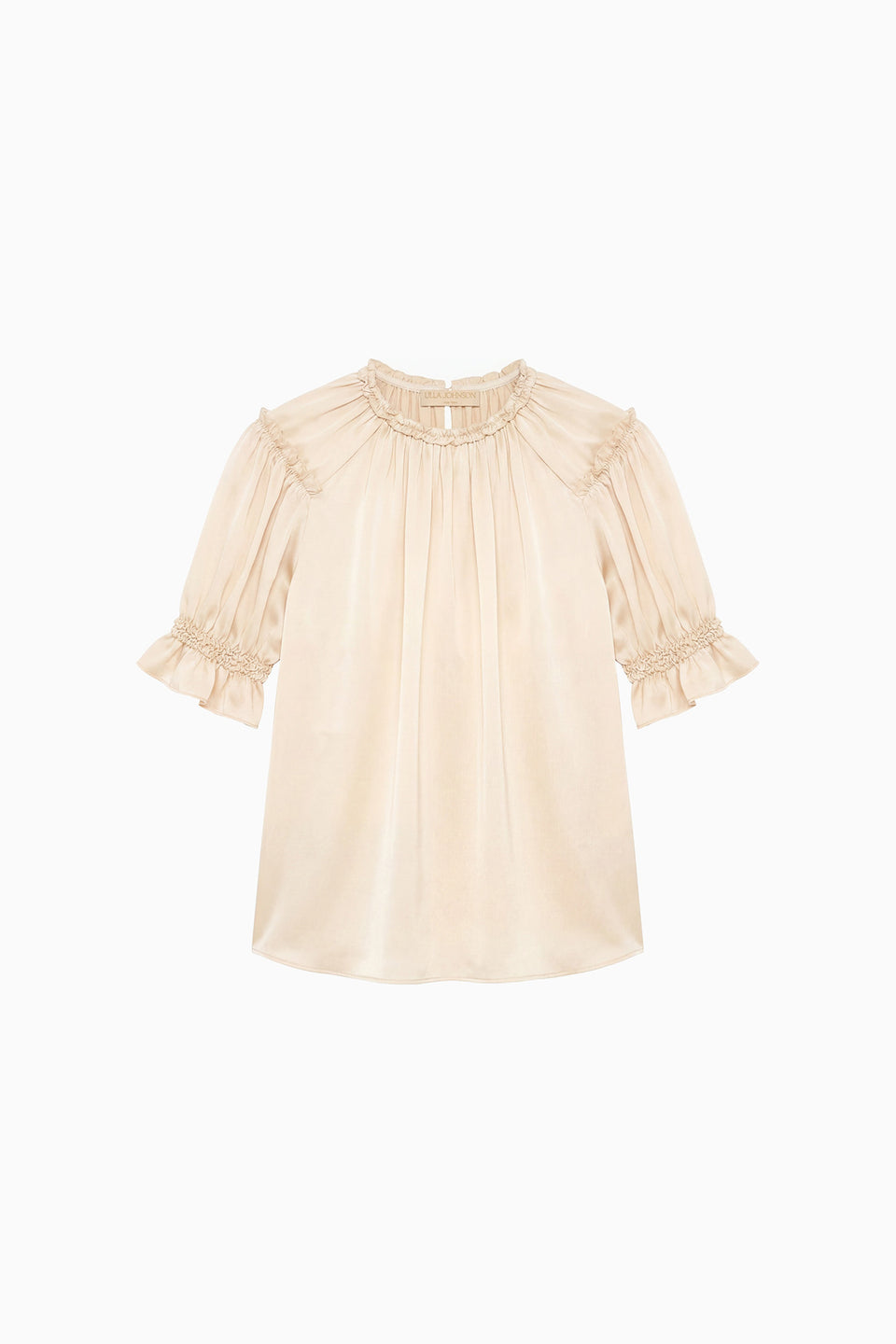Alina Silk Top - Ivory