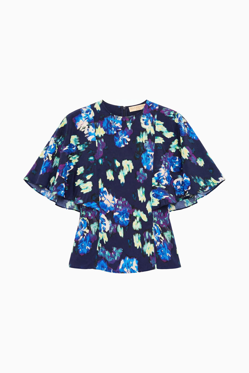 Ada Silk Blouse - Evening Bloom