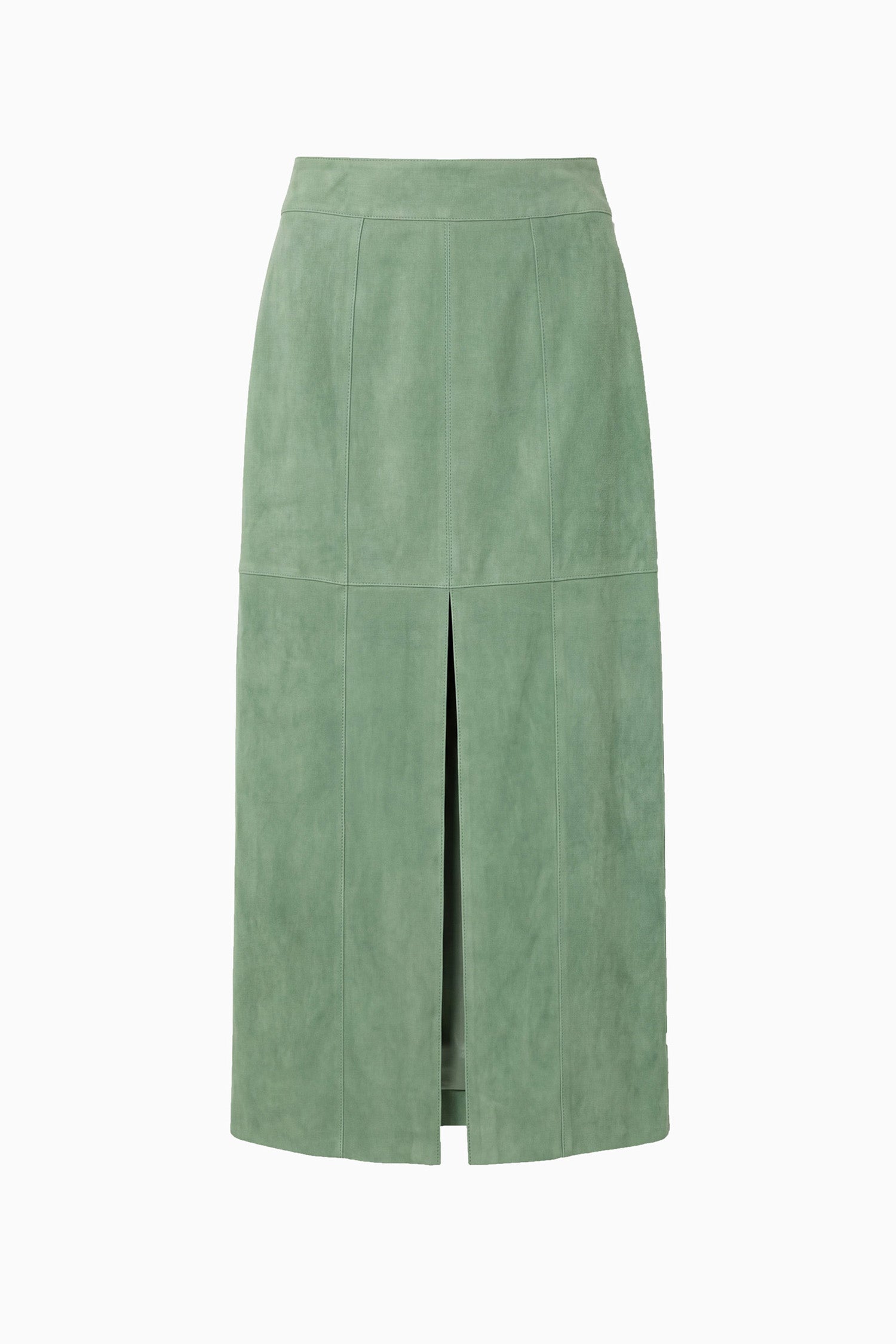 Orion Suede Pencil Skirt - Aventurine