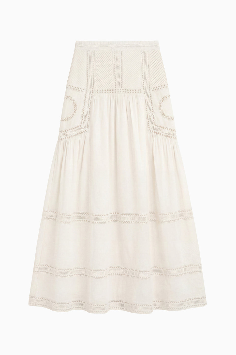 Alice Cotton Midi Skirt - Pristine