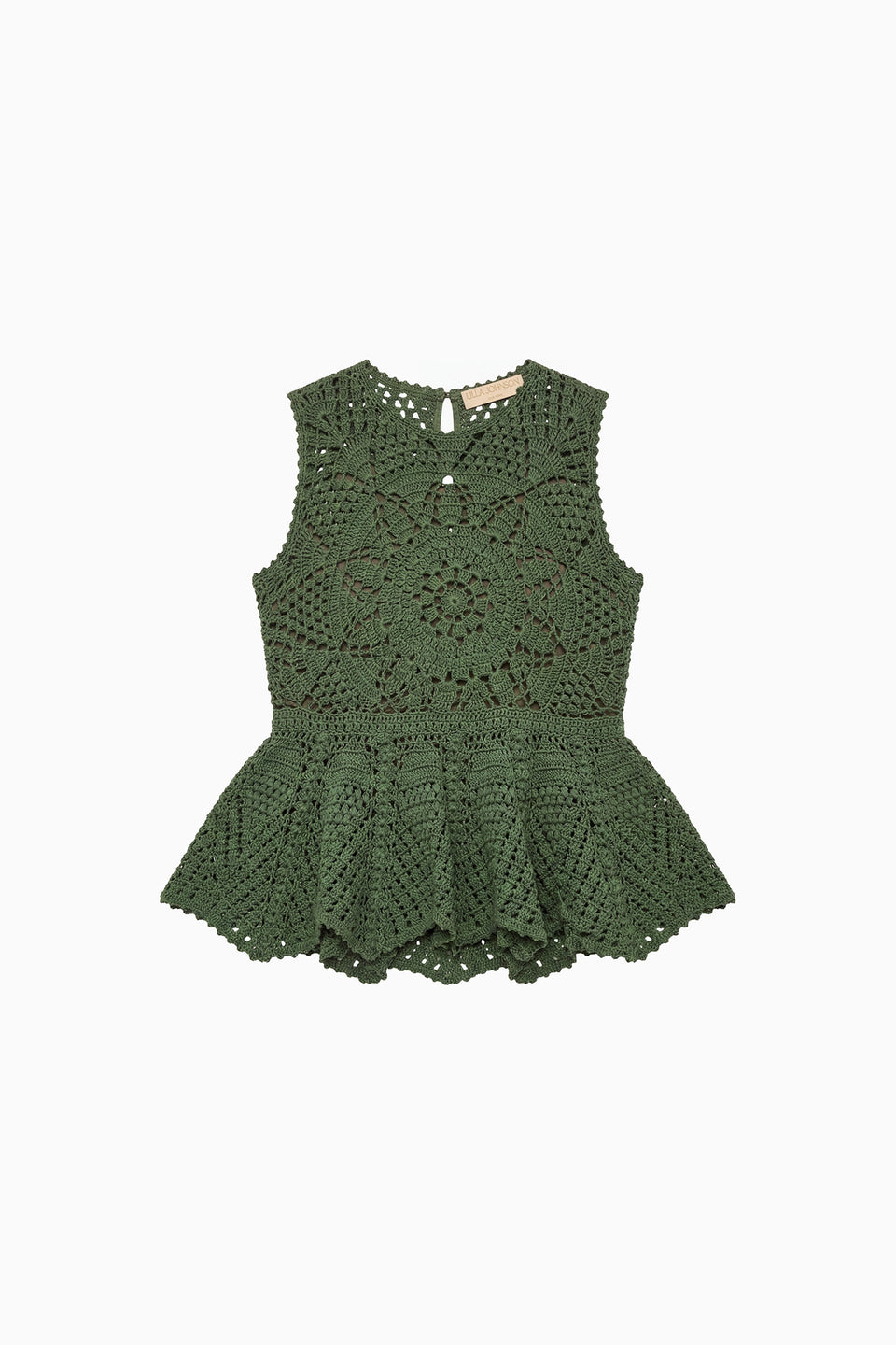 Cora Crochet Top - Sea Glass