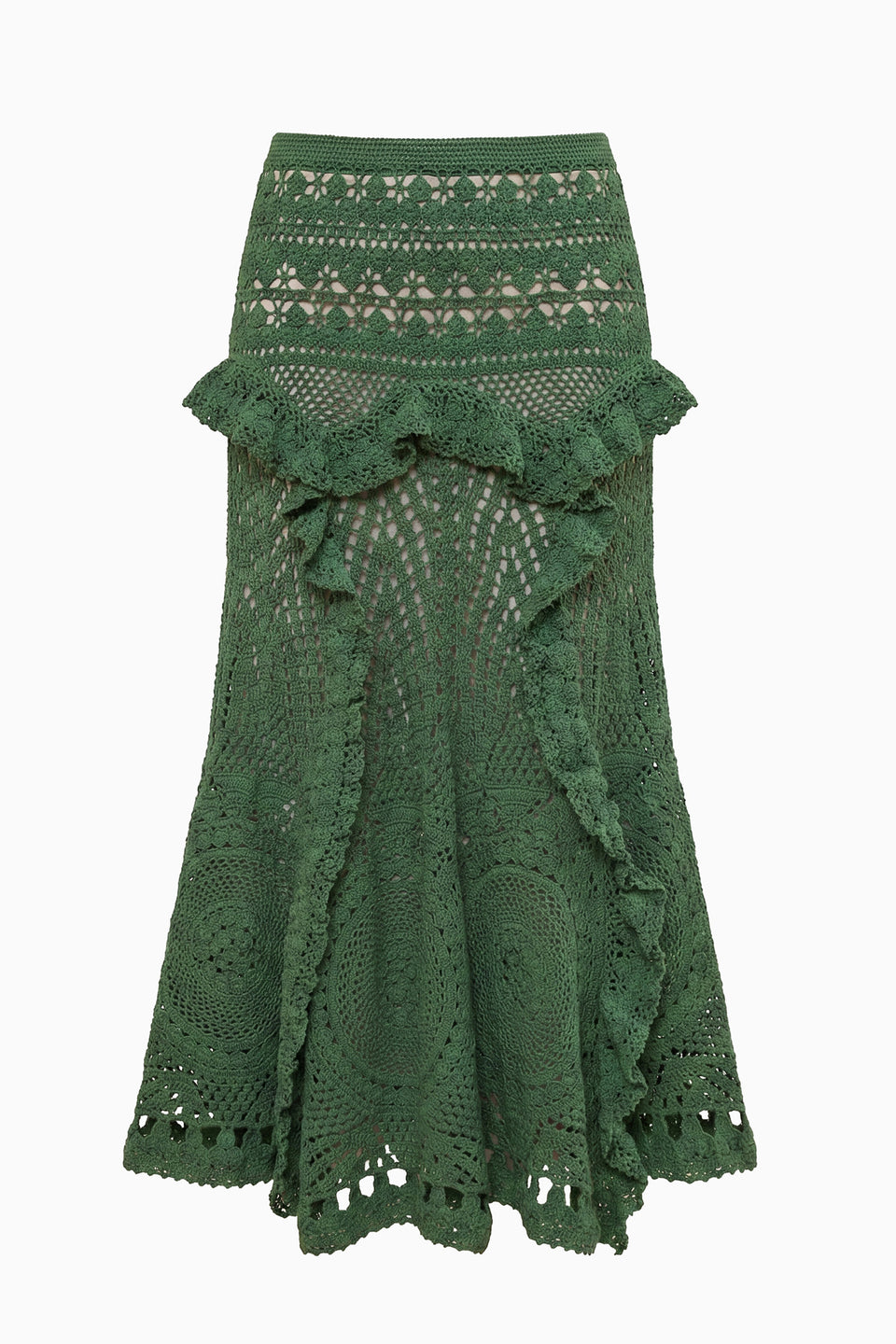 Floretta Crochet Skirt - Sea Glass