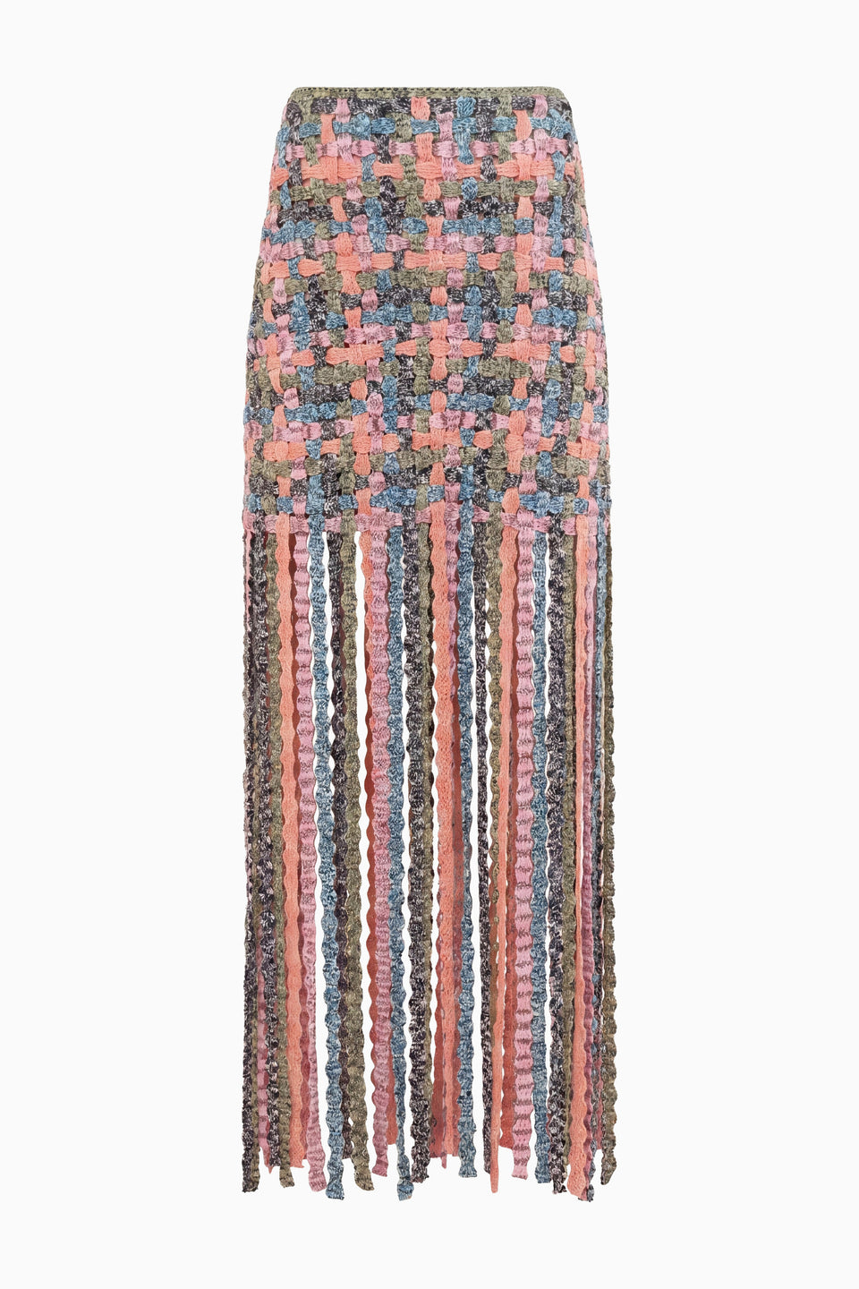 Gais Knit Skirt w Fringe - Sunweave