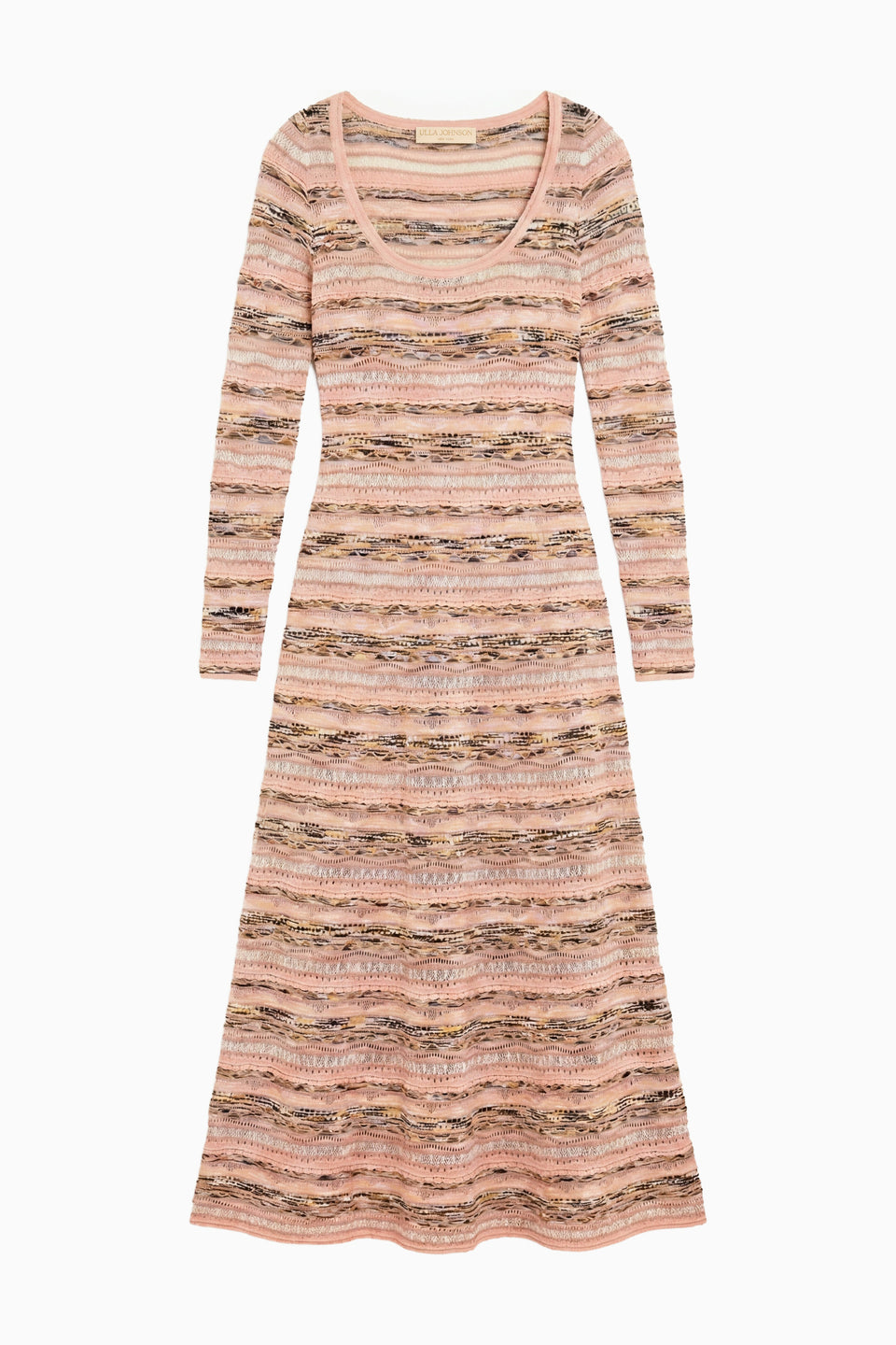 Sia SS Knit Dress - Hibiscus