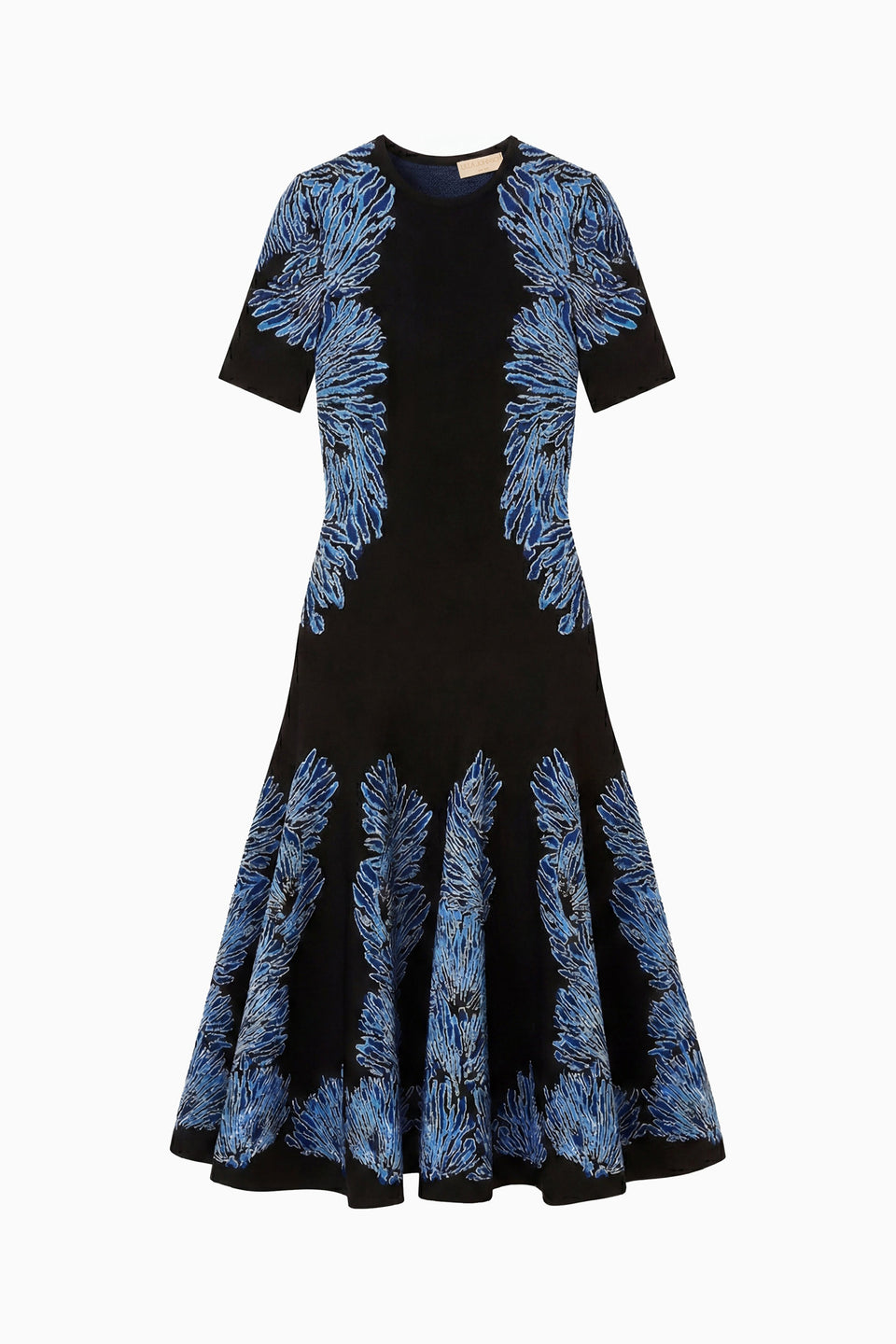 Sofie SS Jacquard Knit Dress - Lapis