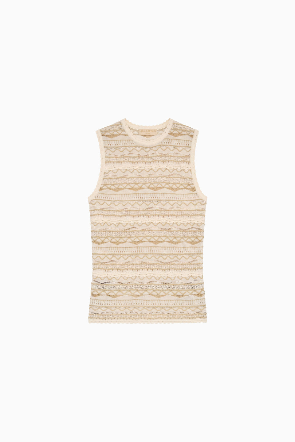 Alisa SS Knit Top - Conch