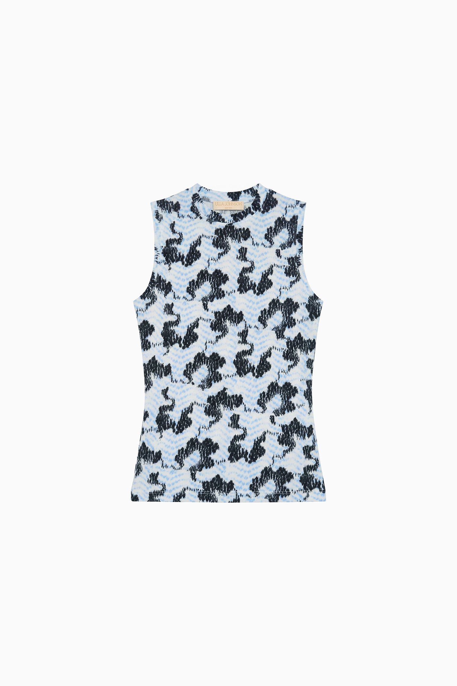 Ines Jersey Top - Ciel