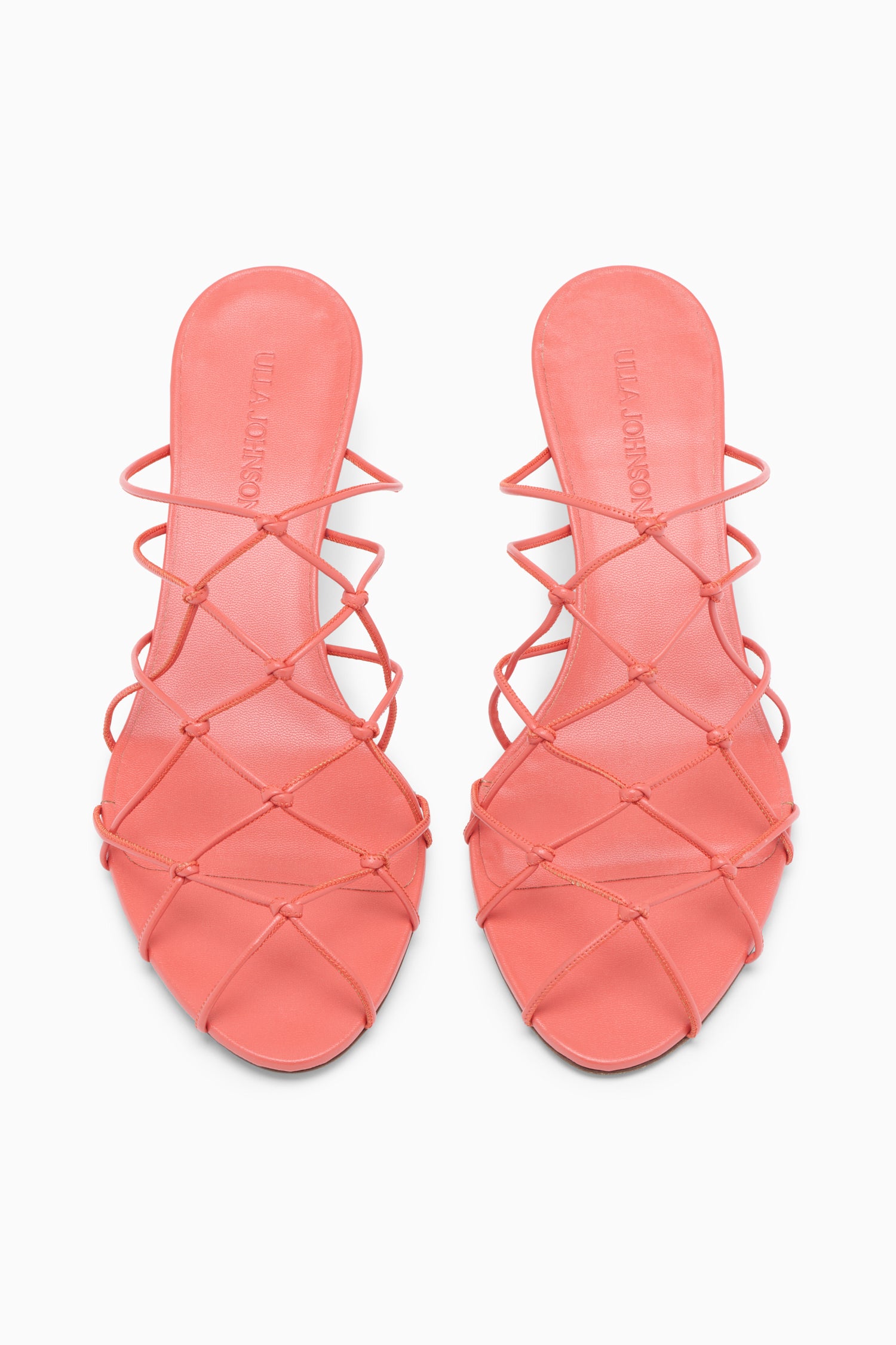 Ulla Johnson Colette Kitten Heel Sandal - Crimson