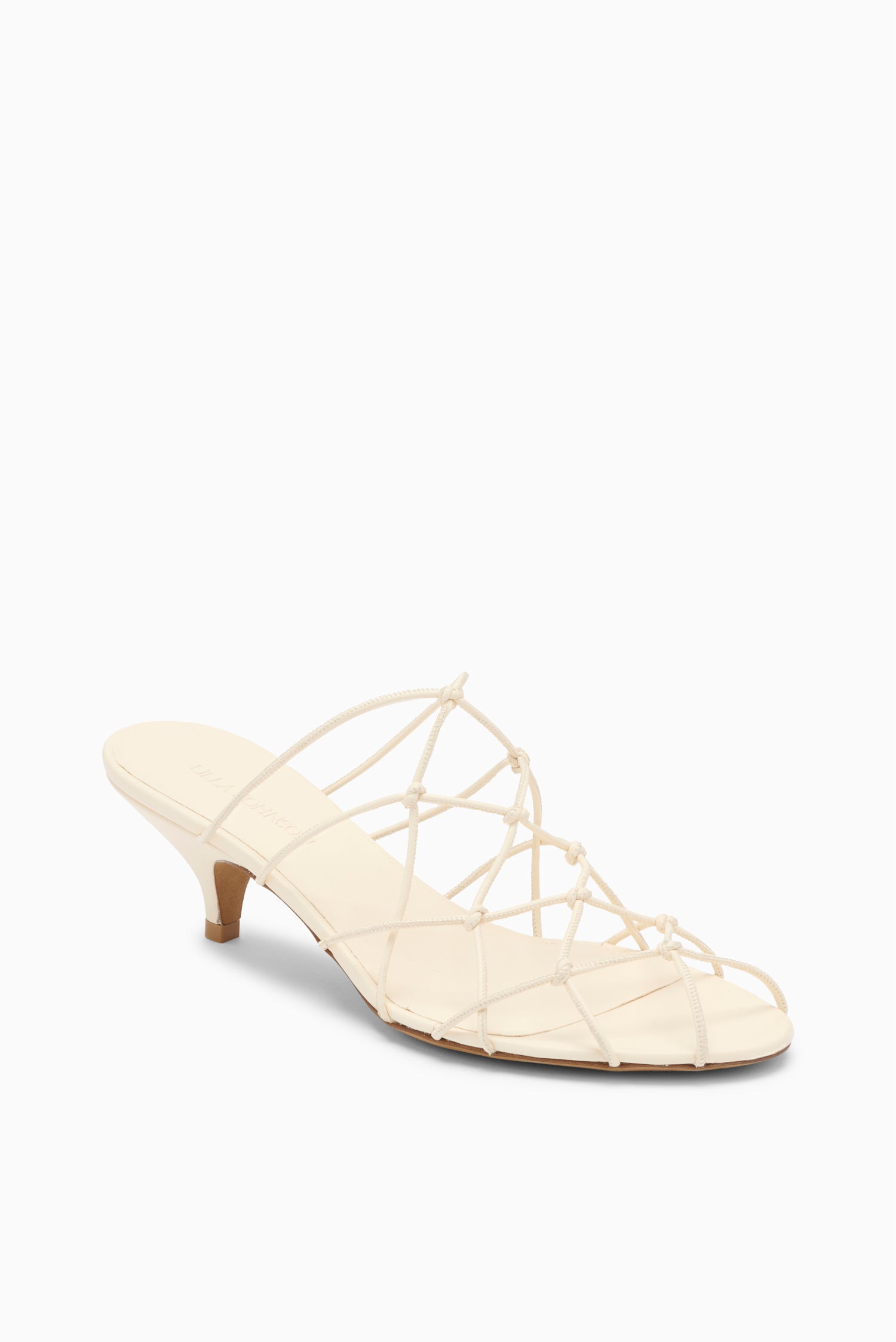 Ulla Johnson Colette Kitten Heel Sandal - Pearl