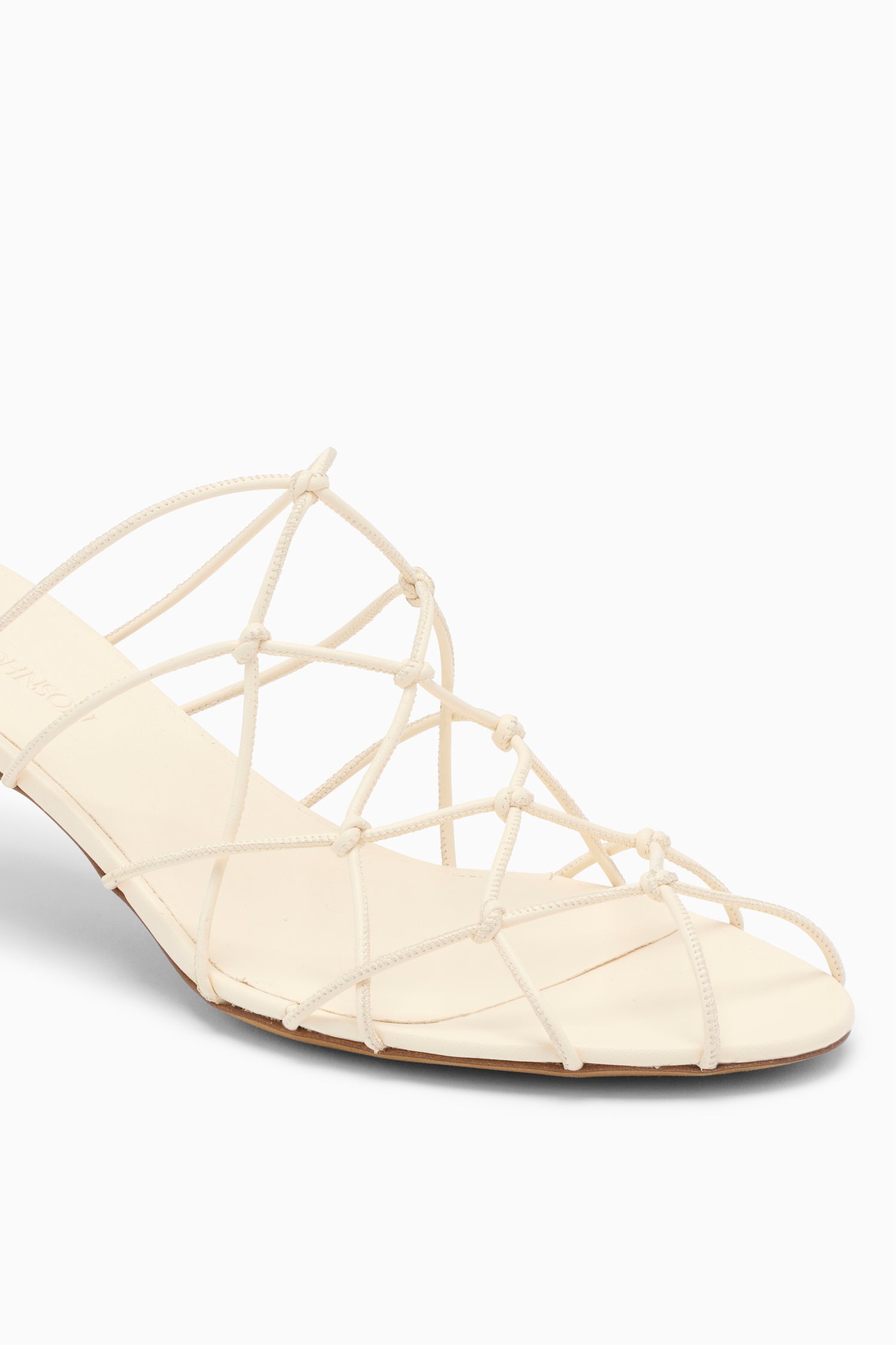 Ulla Johnson Colette Kitten Heel Sandal - Pearl