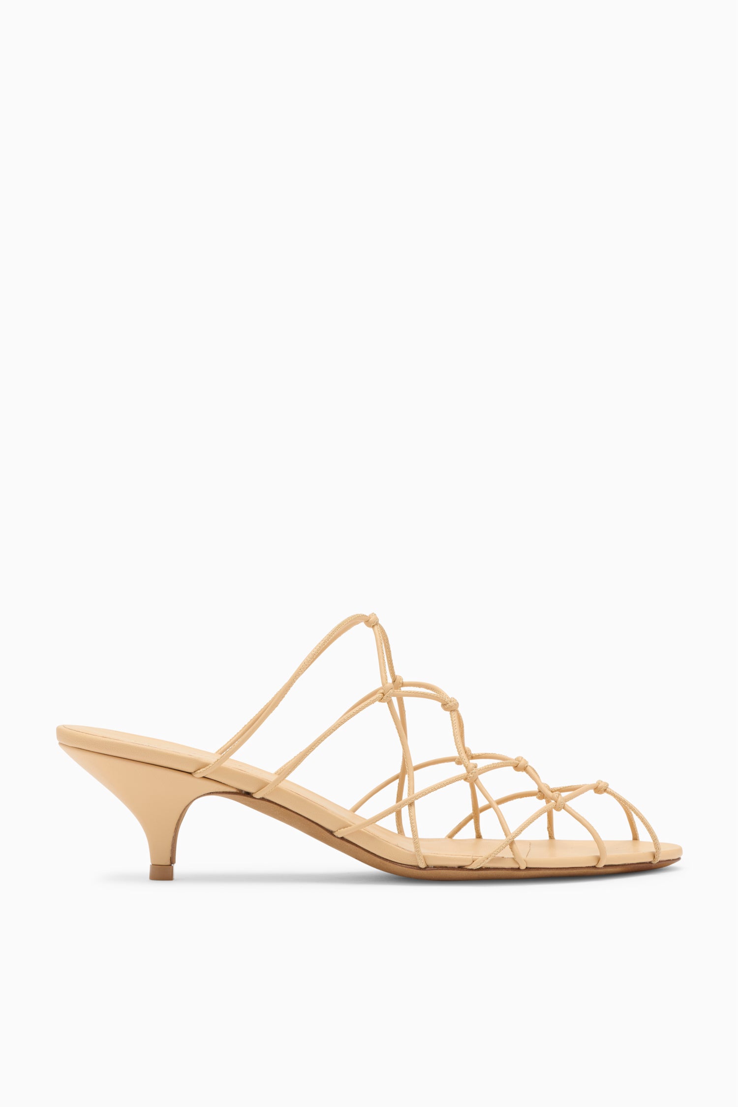 Colette Kitten Heel Sandal Miele
