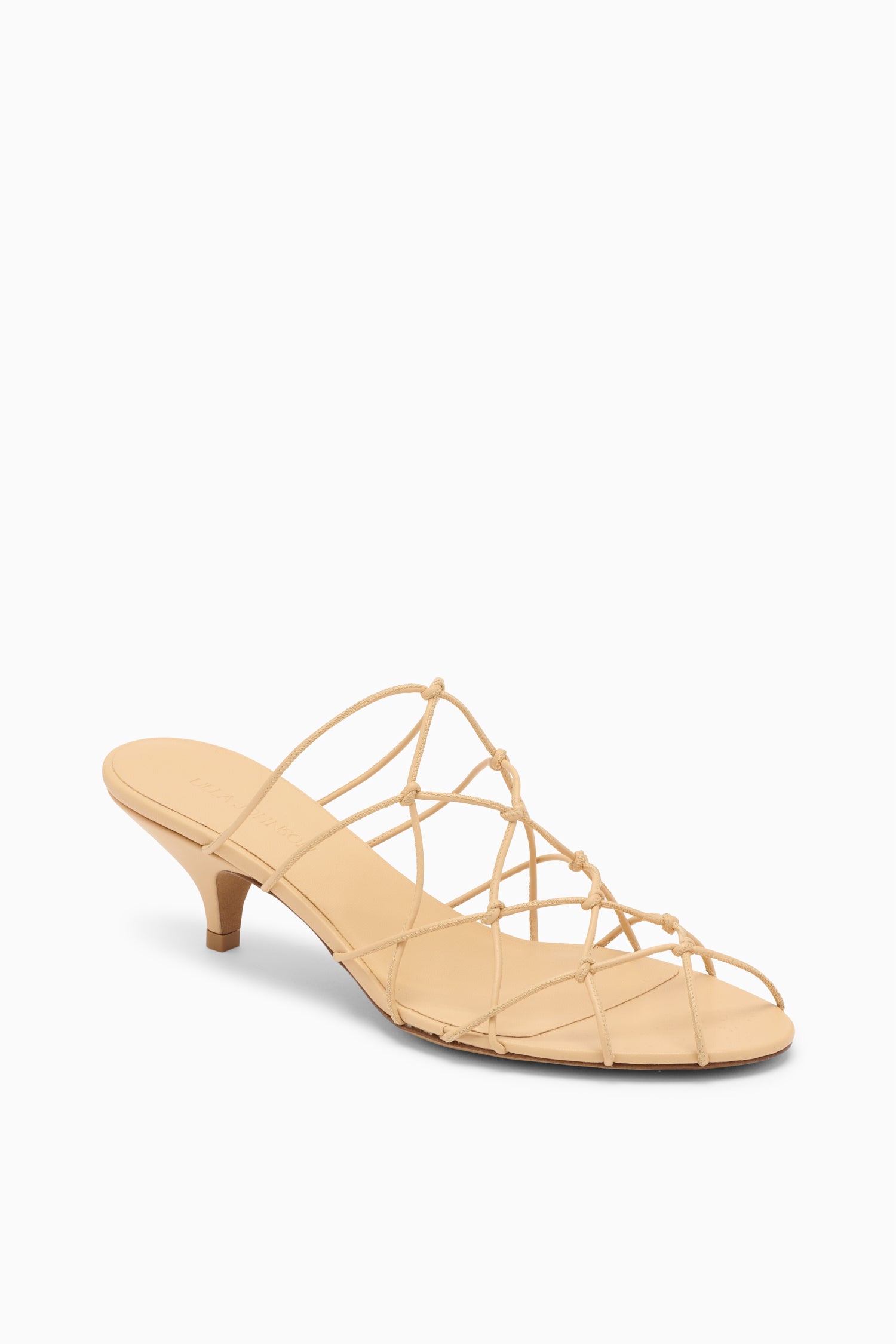 Colette Kitten Heel Sandal - Miele