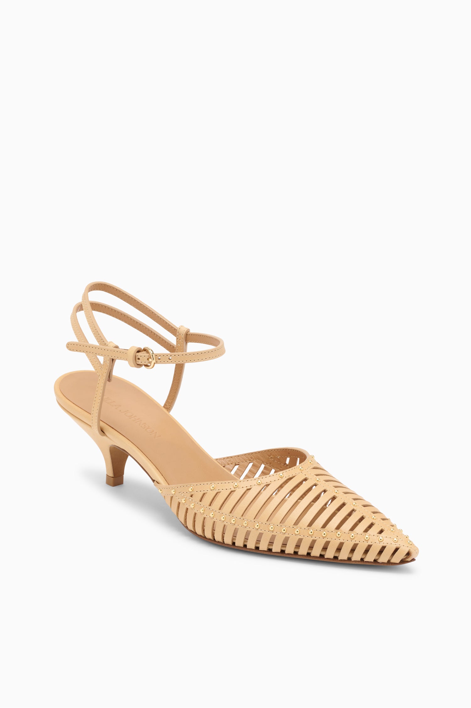Ulla Johnson Francine Cage Kitten Heel - Miele