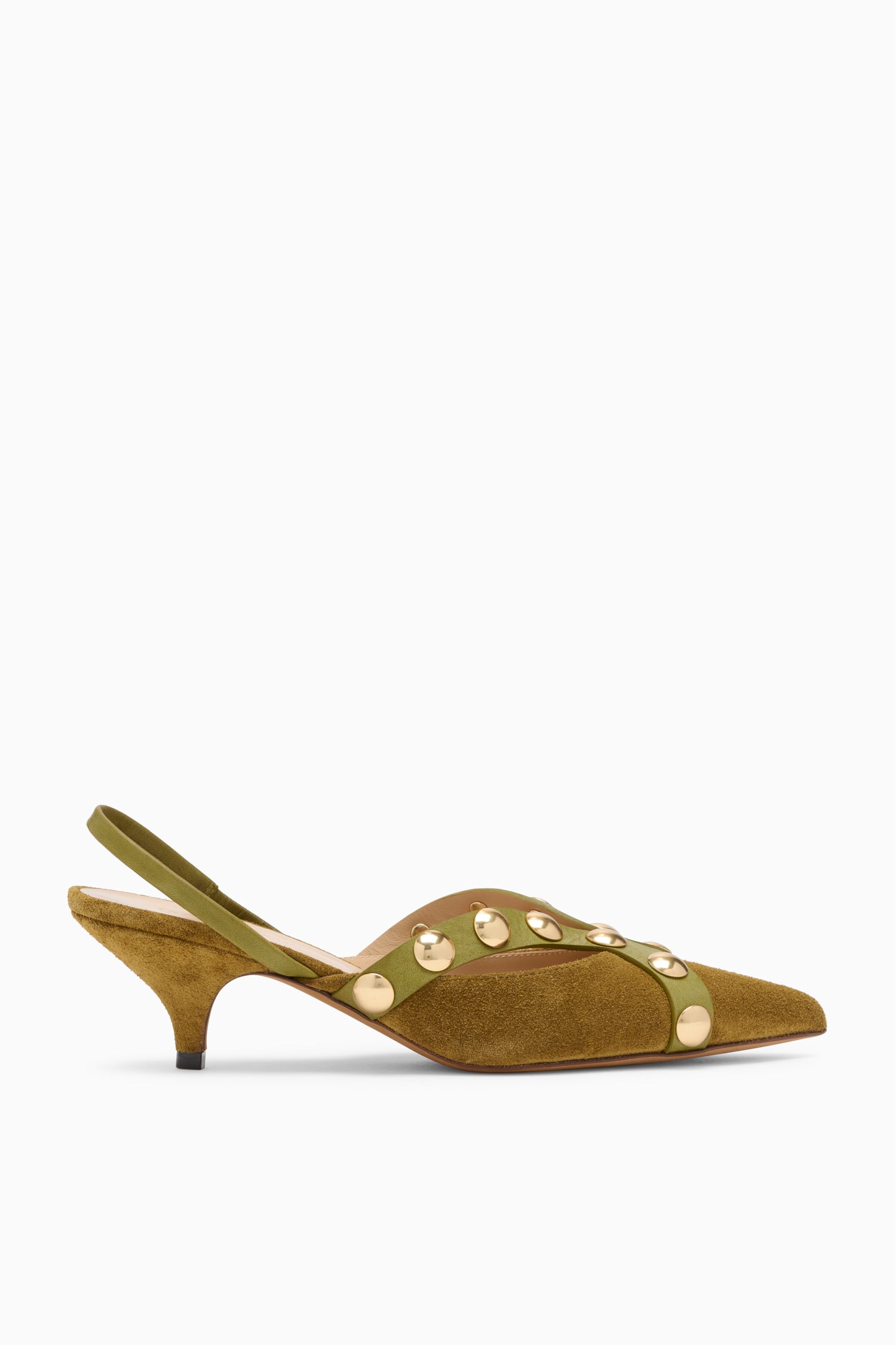 Vendome Studded Kitten Heel