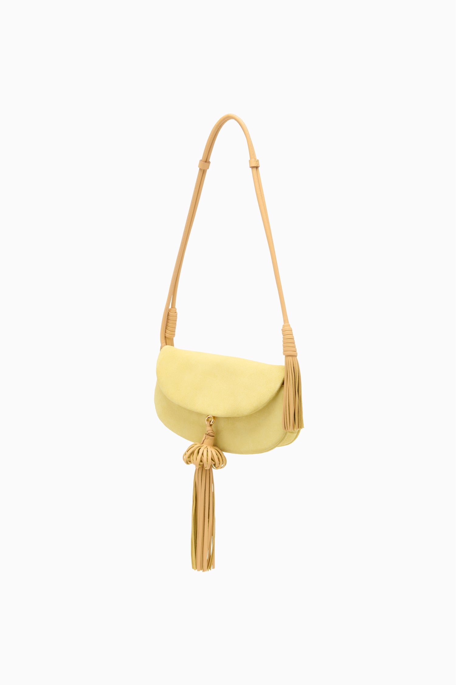 Ulla Johnson Paloma Flap Tassel Bag - Mimosa
