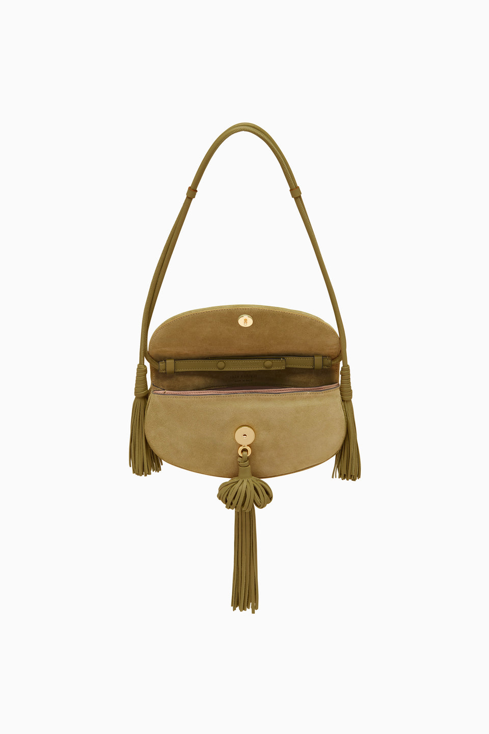 Paloma Flap Tassel Bag - Olive