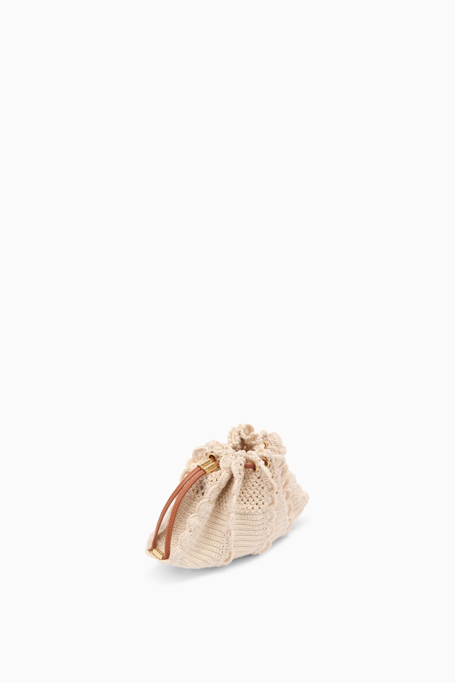 Ulla Johnson Adria Small Crochet Crossbody - Cowrie