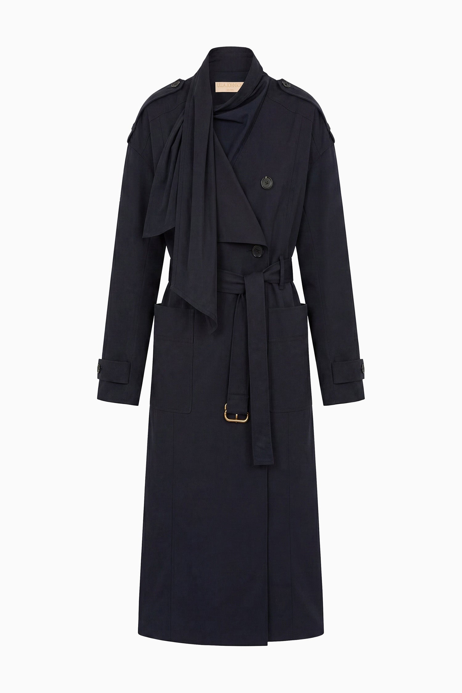 Marcelle Trench Coat - Midnight
