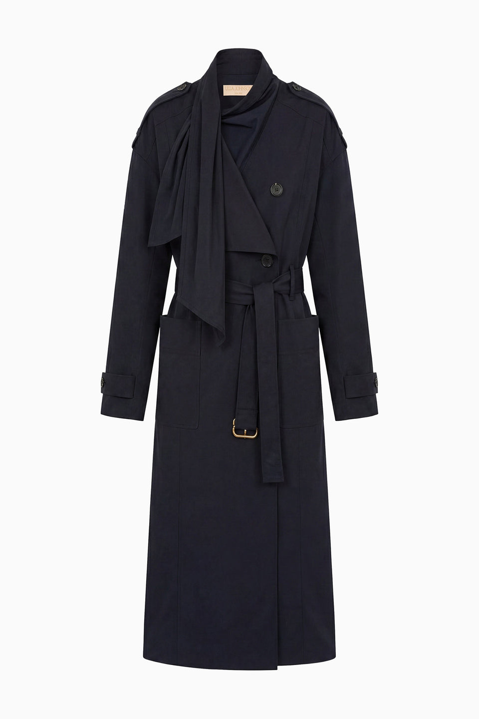 Marcelle Trench Coat - Midnight