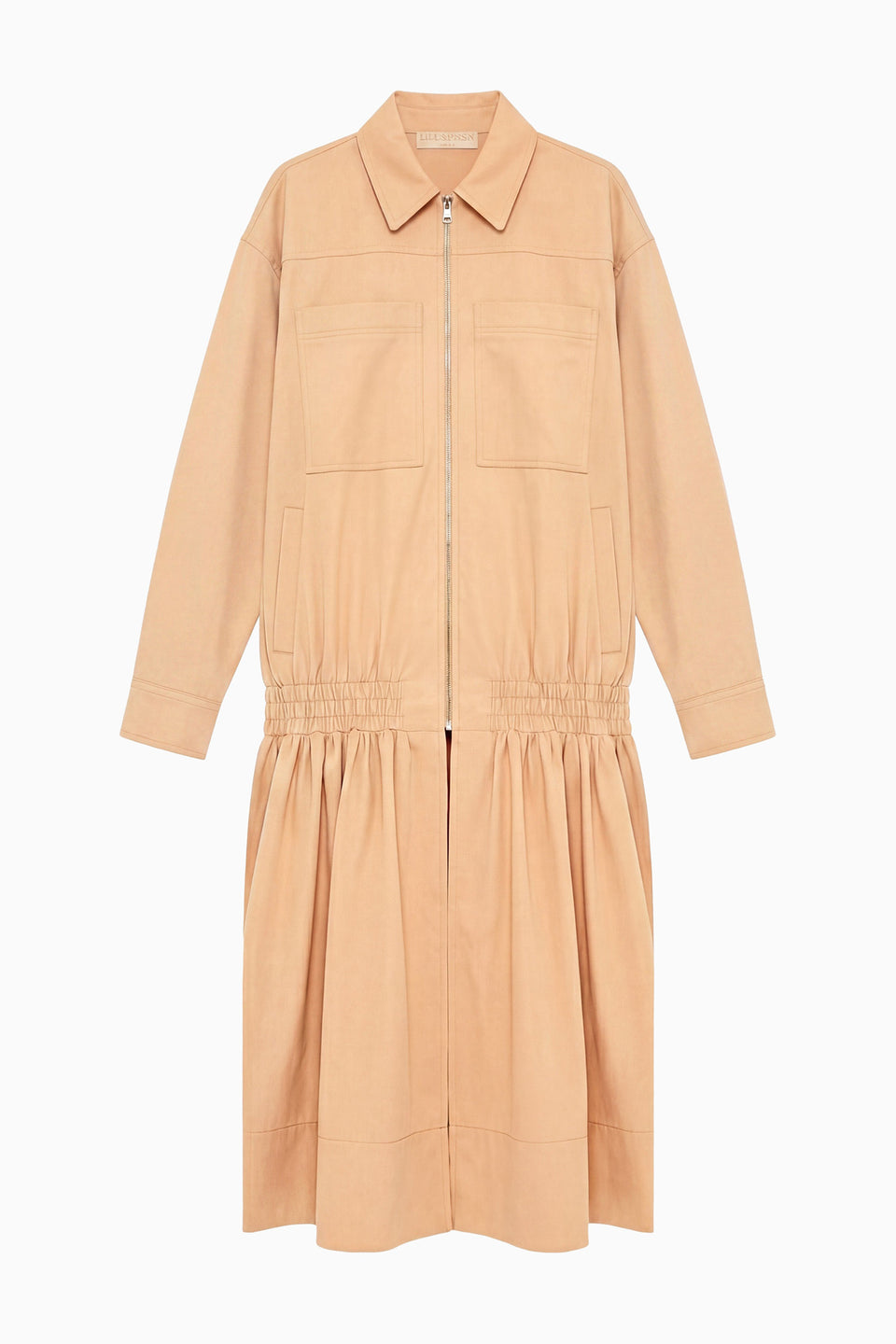 Aubrey Cotton Twill Coat - Fawn
