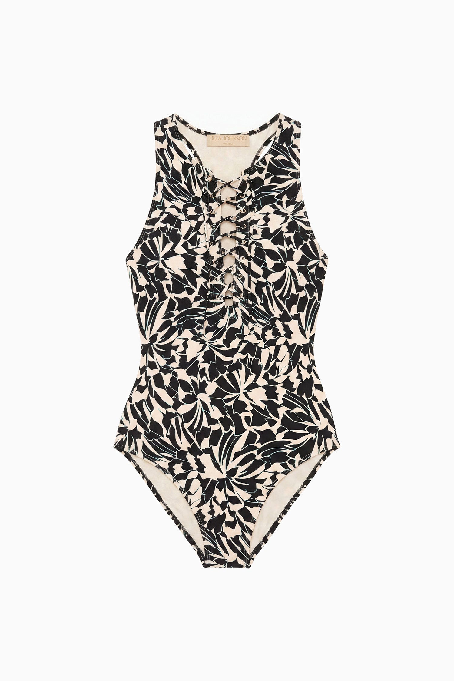 Solina Lace Up Maillot - Mercury