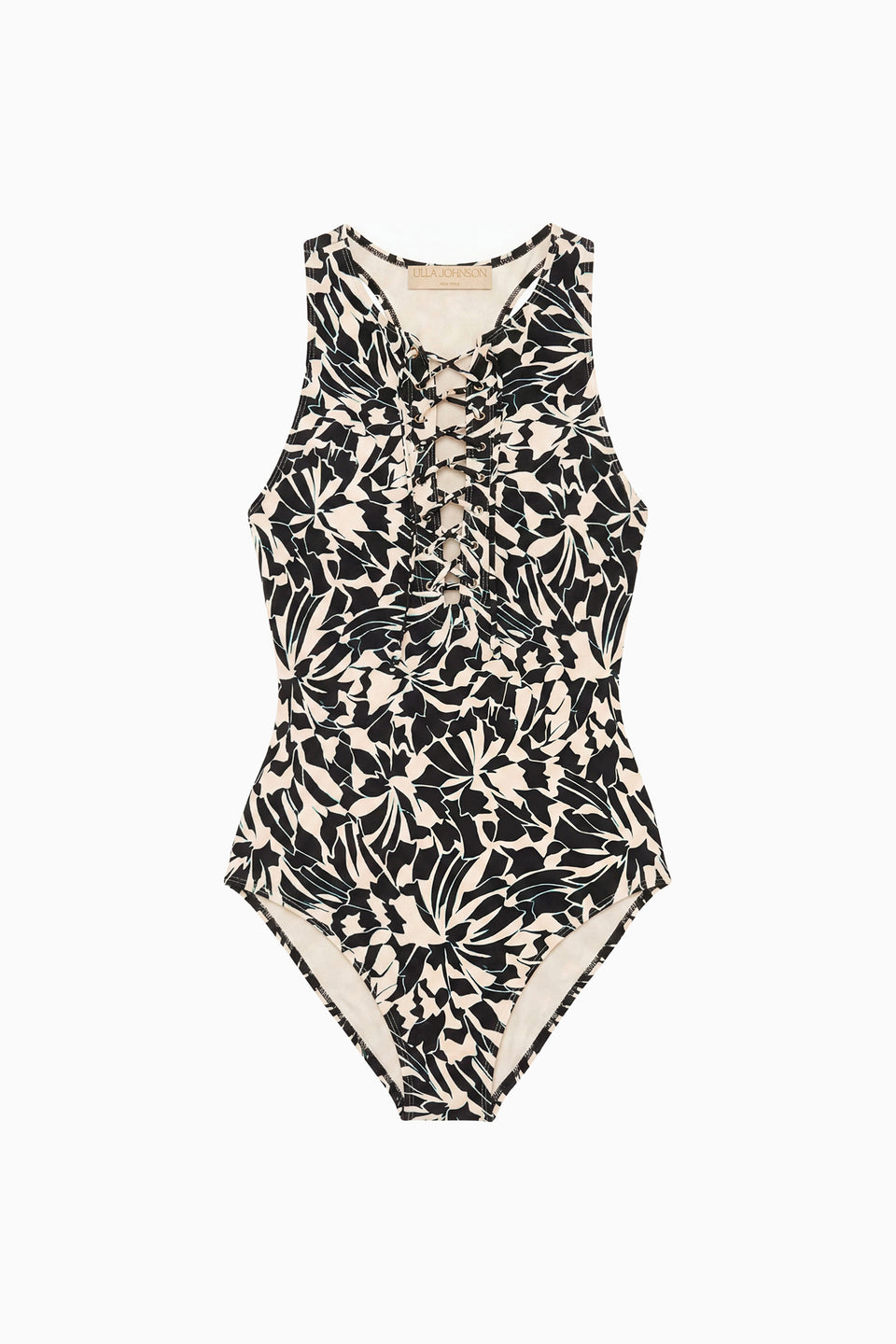 Solina Lace Up Maillot - Mercury