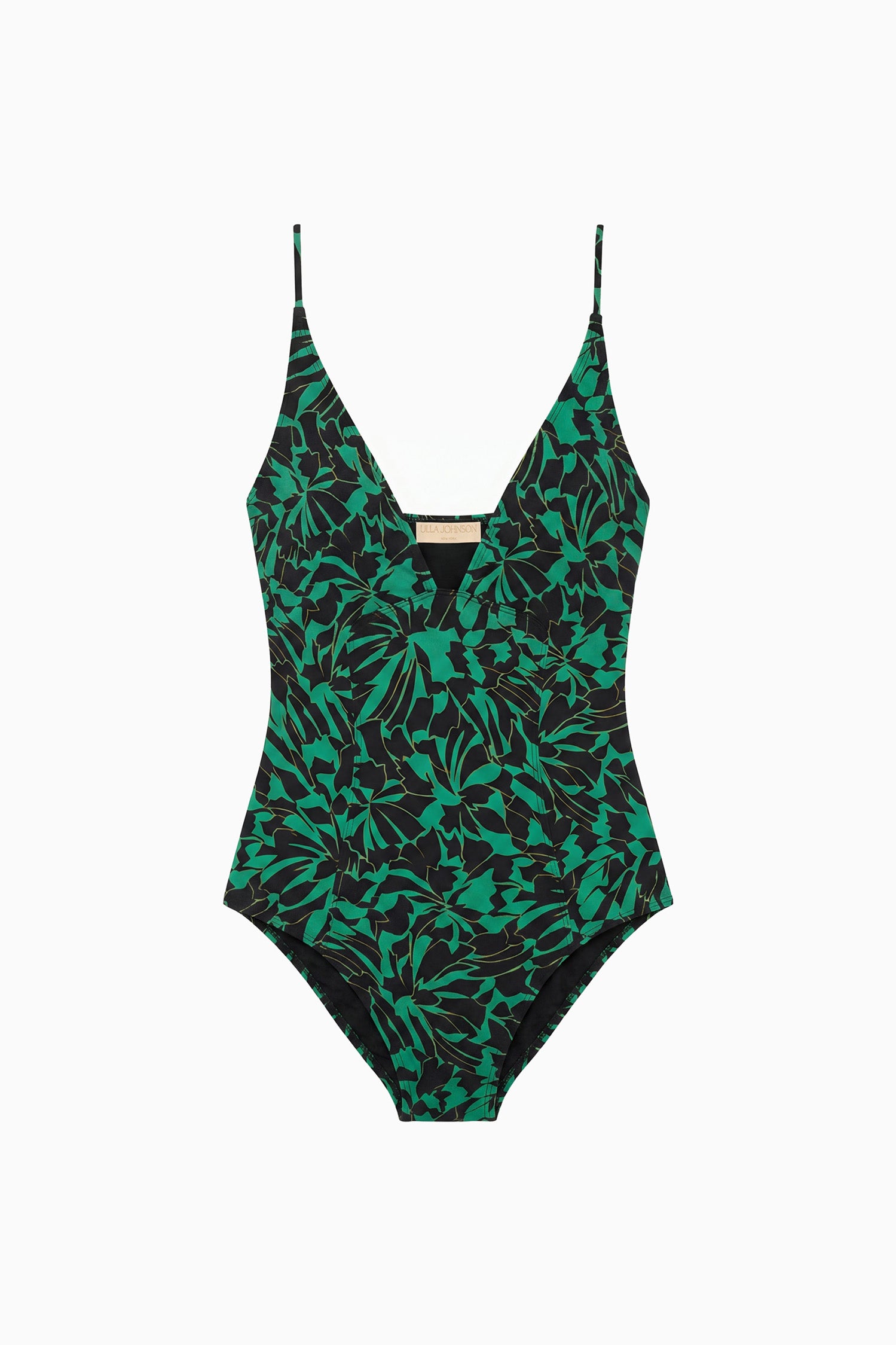 Ulla Johnson Alba Deep V Maillot - Neptune