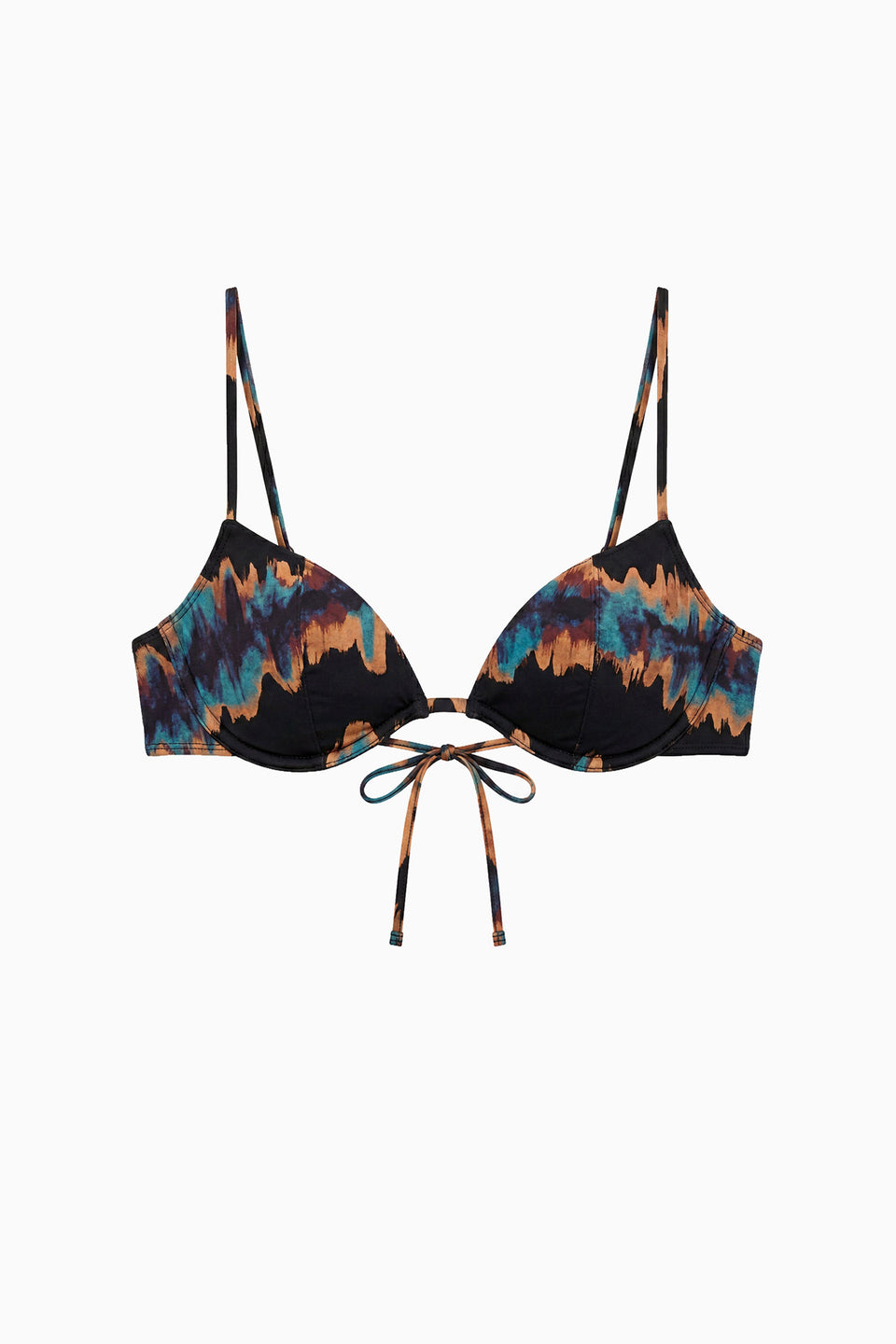 Floria Tie Bikini Top - Alloy