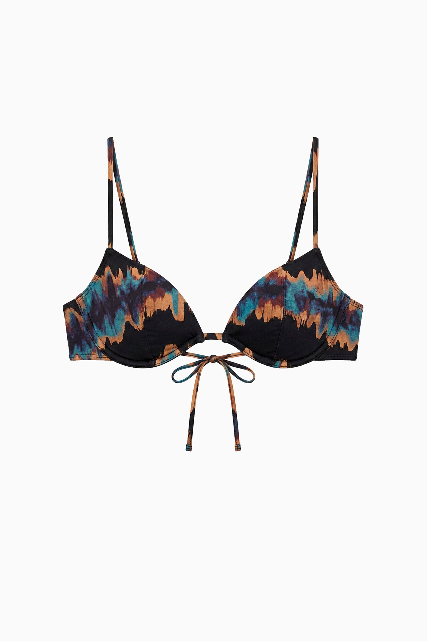 Ulla Johnson Floria Tie Bikini Top - Alloy