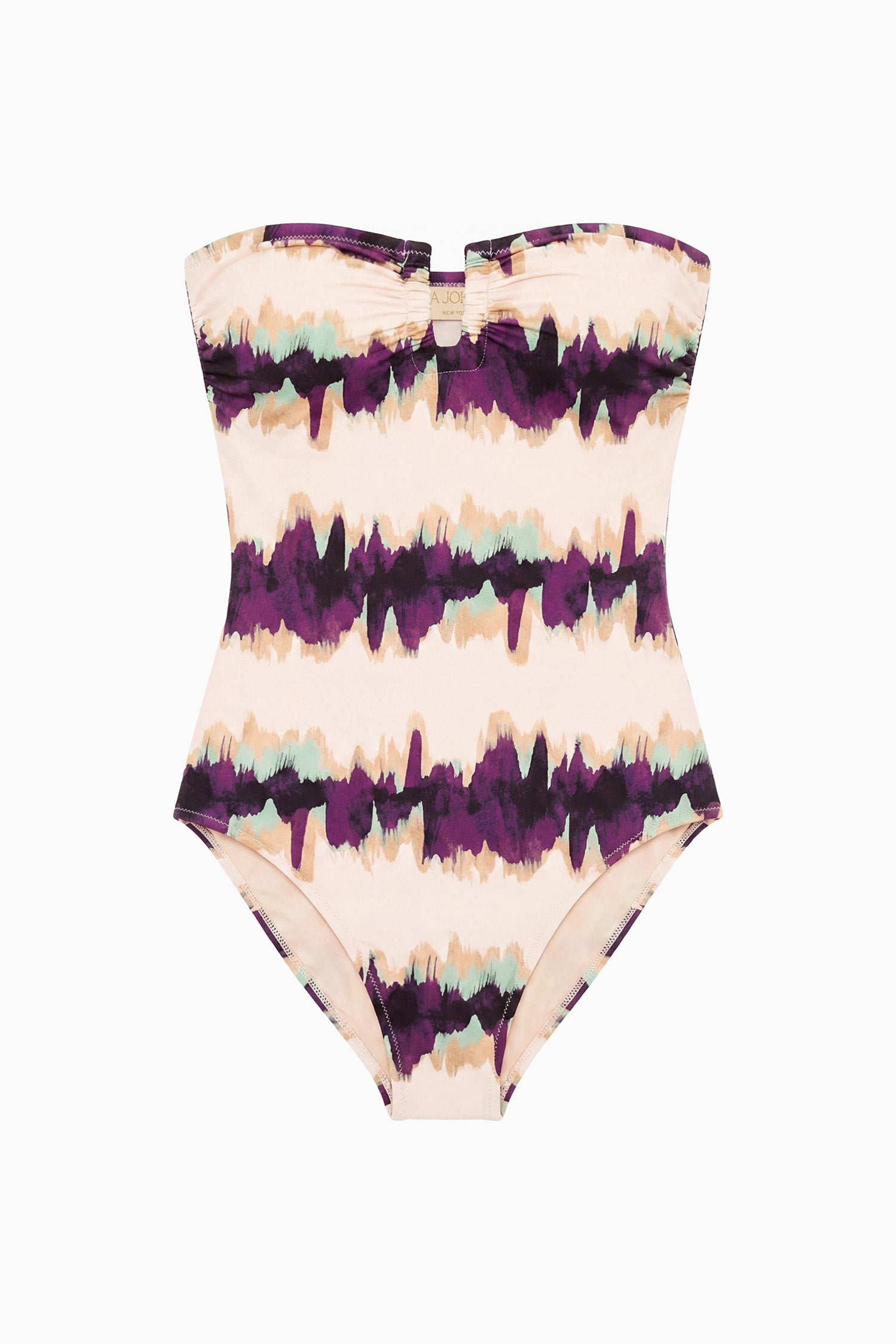 Ulla Johnson Monterey Strapless Maillot - Quarry
