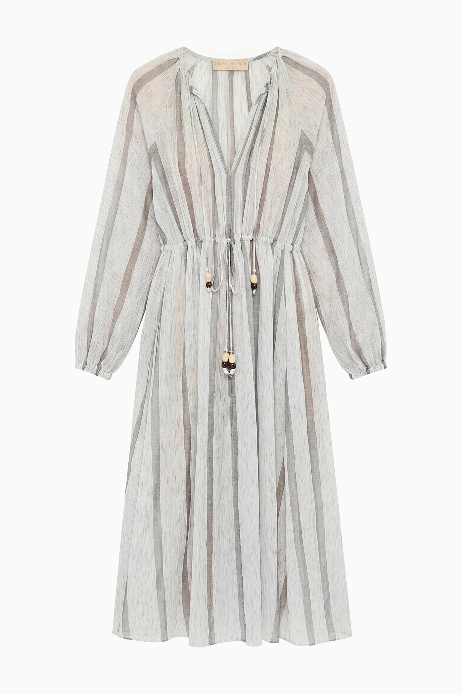 Ulla Johnson Aurora LS Coverup Dress - Salt Stone