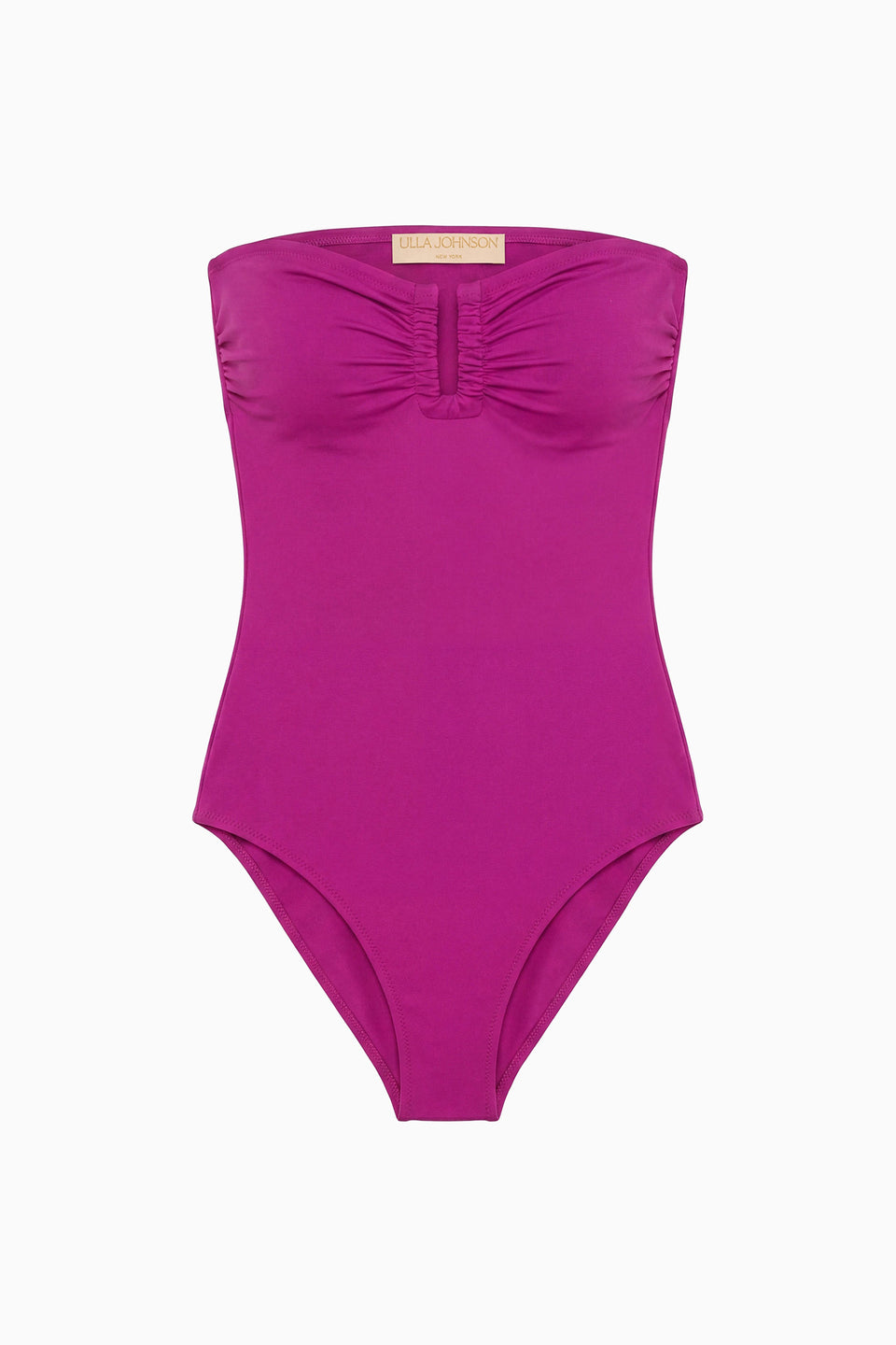 Monterey Strapless Maillot - Plum