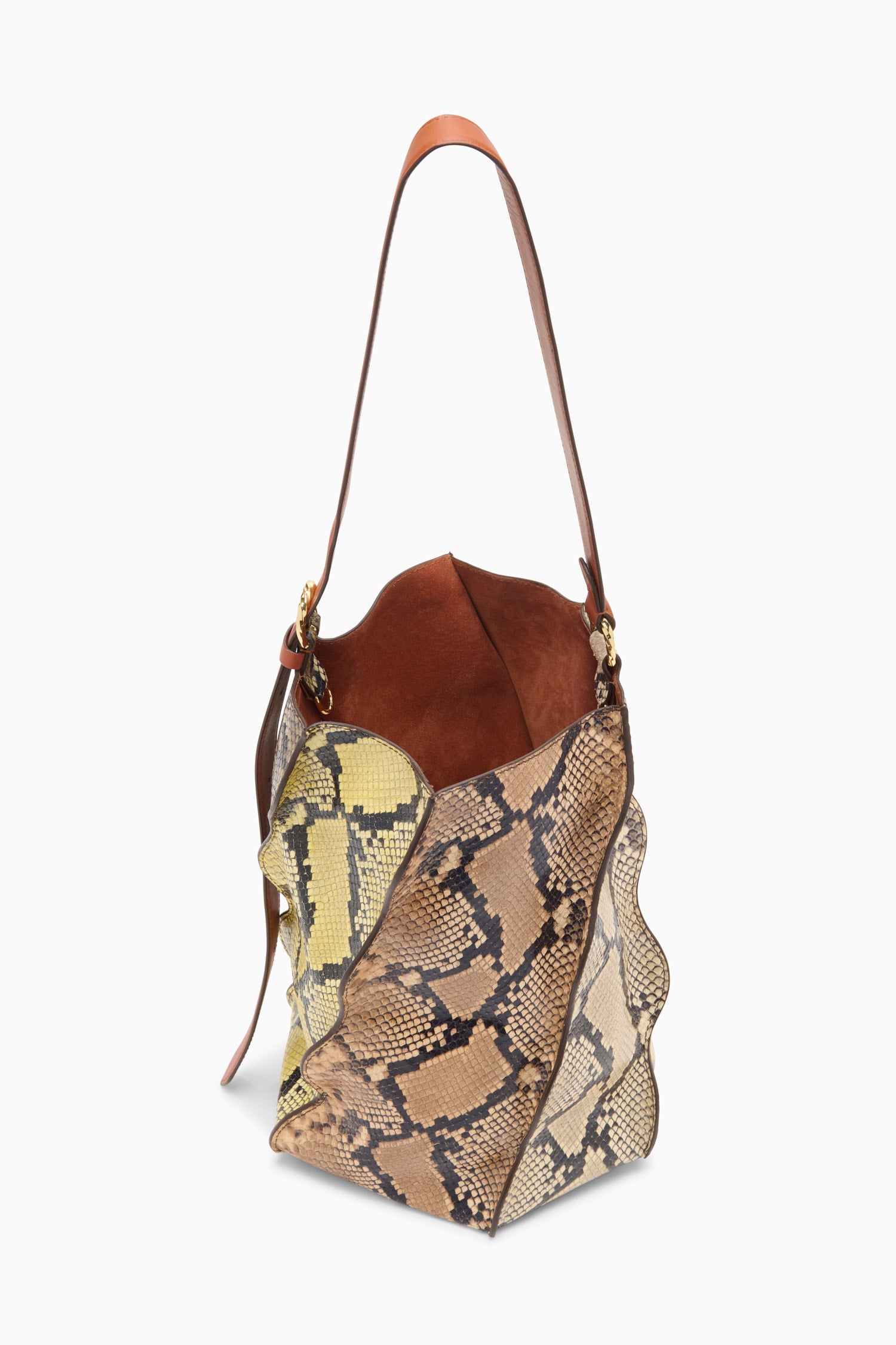 Adria Pleated Wave Bucket - Mixte Python