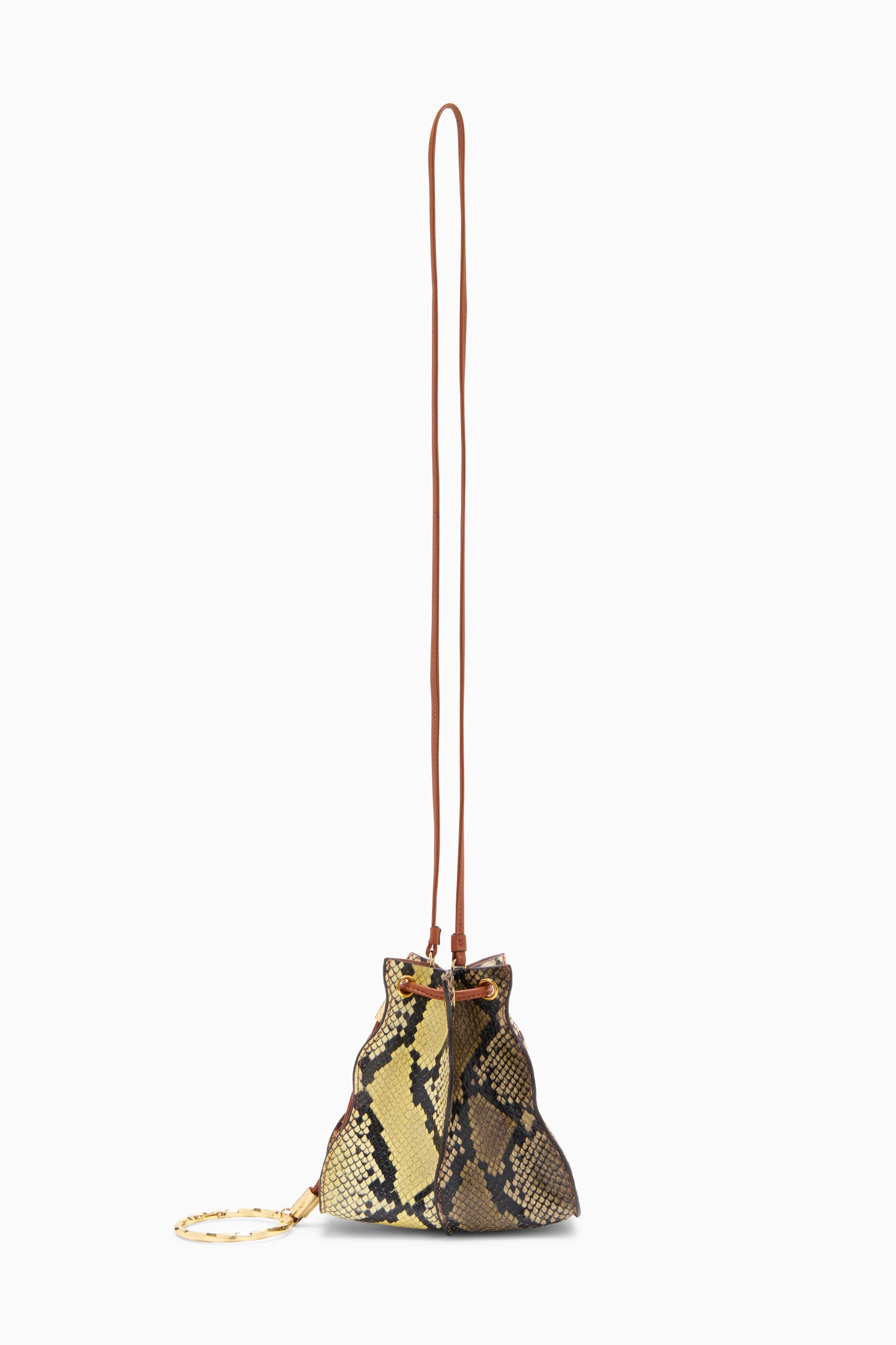 Adria Pleated Wave Pochette - Mixte Python