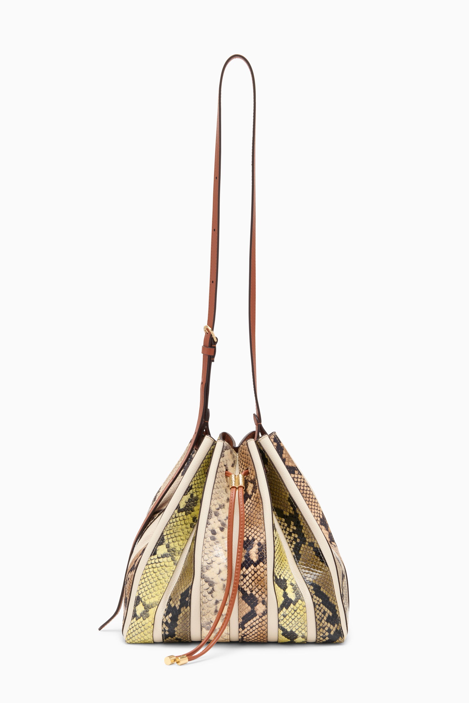 Alma Everyday Bucket Mixte Python Python Embossed Leather Bucket Bag Ulla Johnson