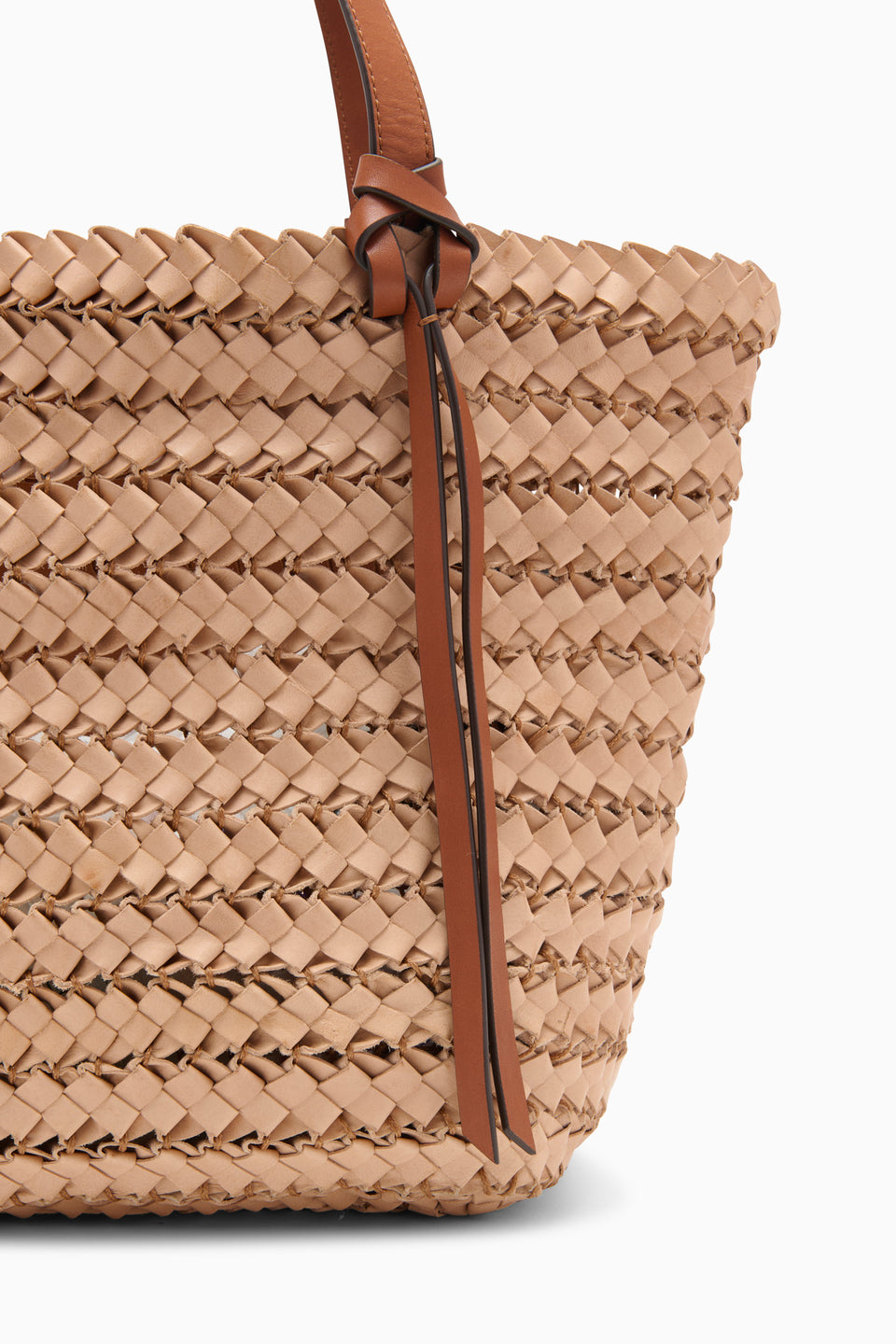 Imani Large Woven Tote - Natural