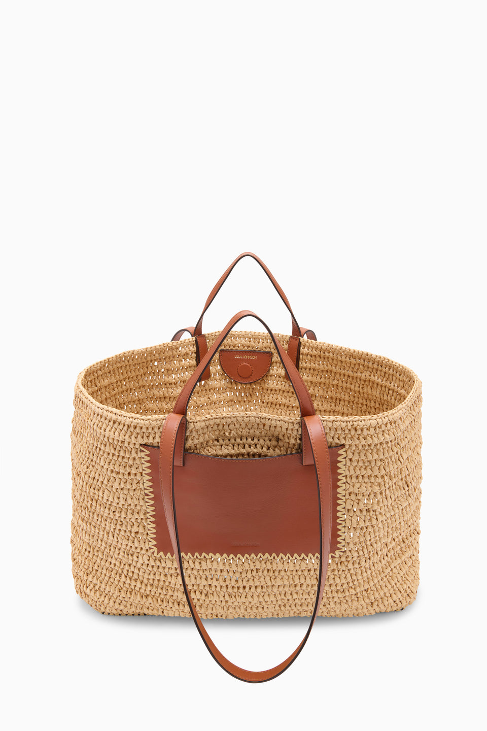 Lali Large Raffia Tote - Natural