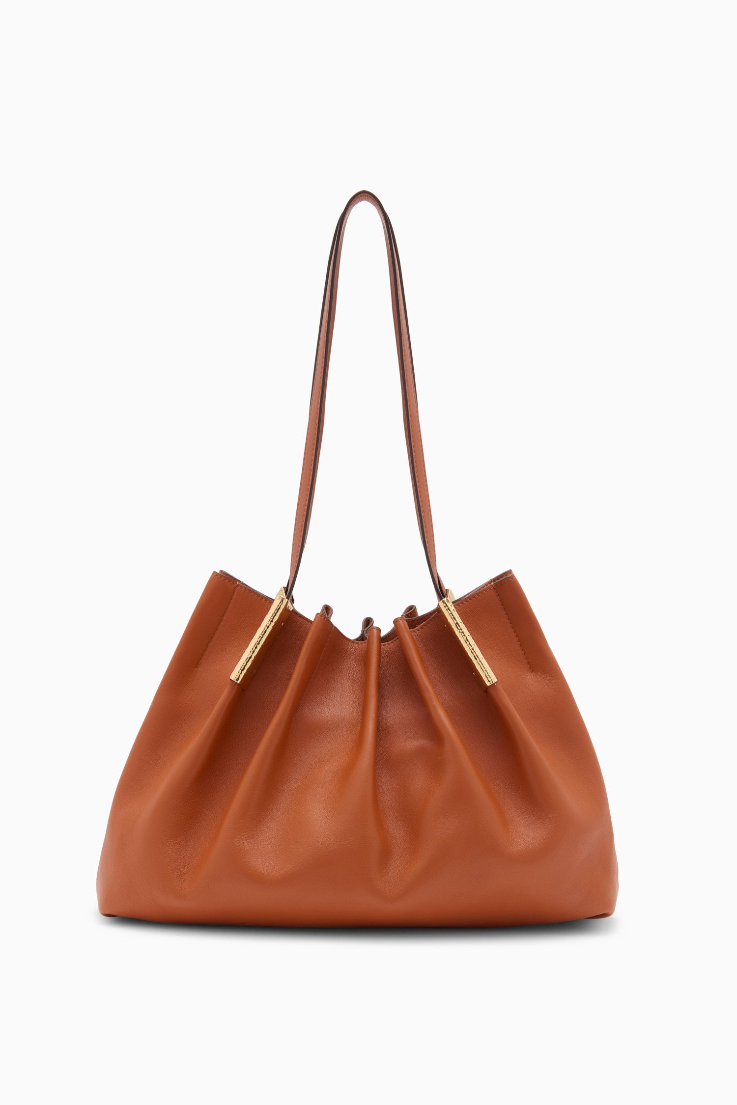 Isadora Ruched East-West Tote - Sierra