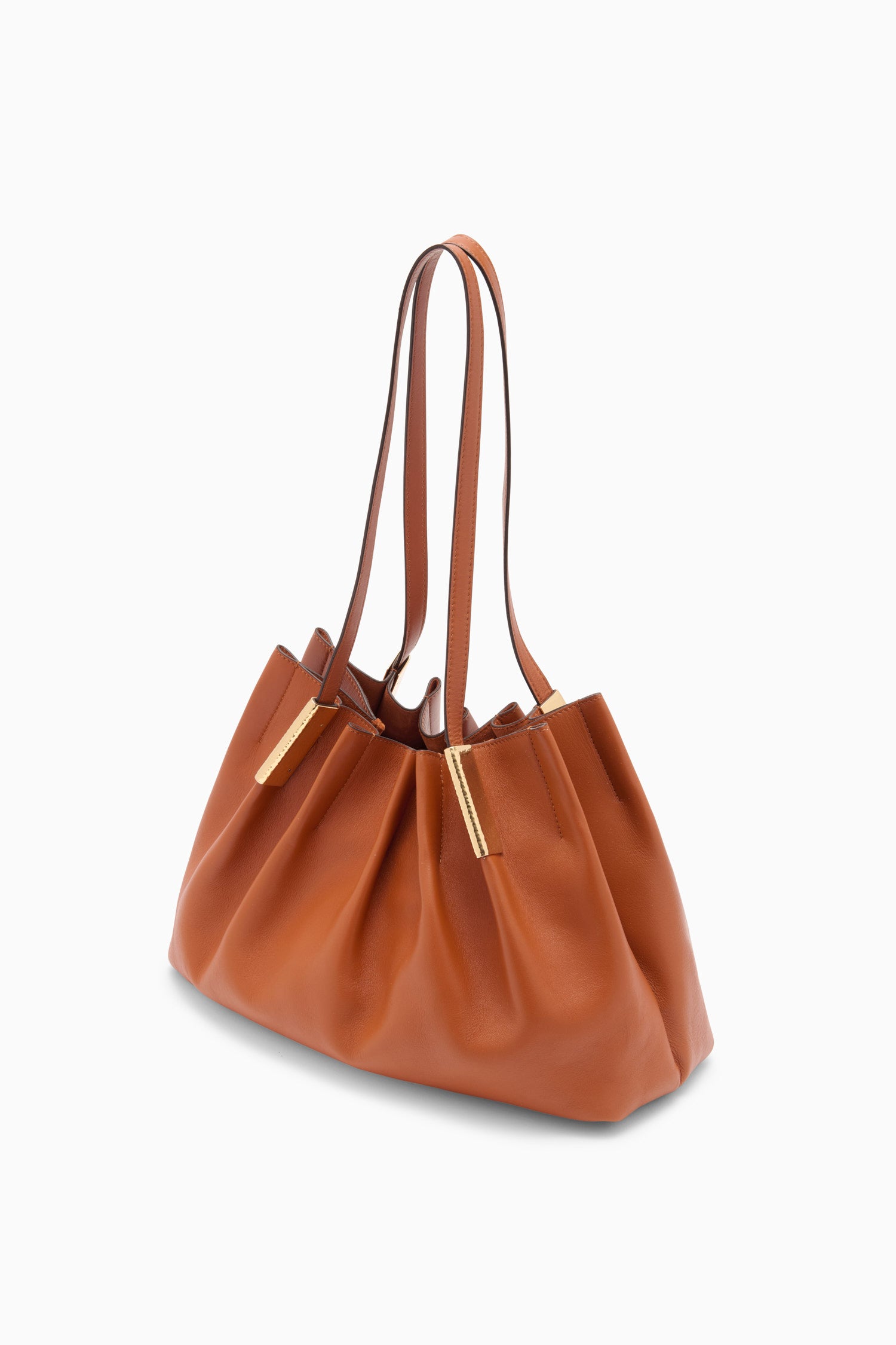 Isadora Ruched East-West Tote - Sierra