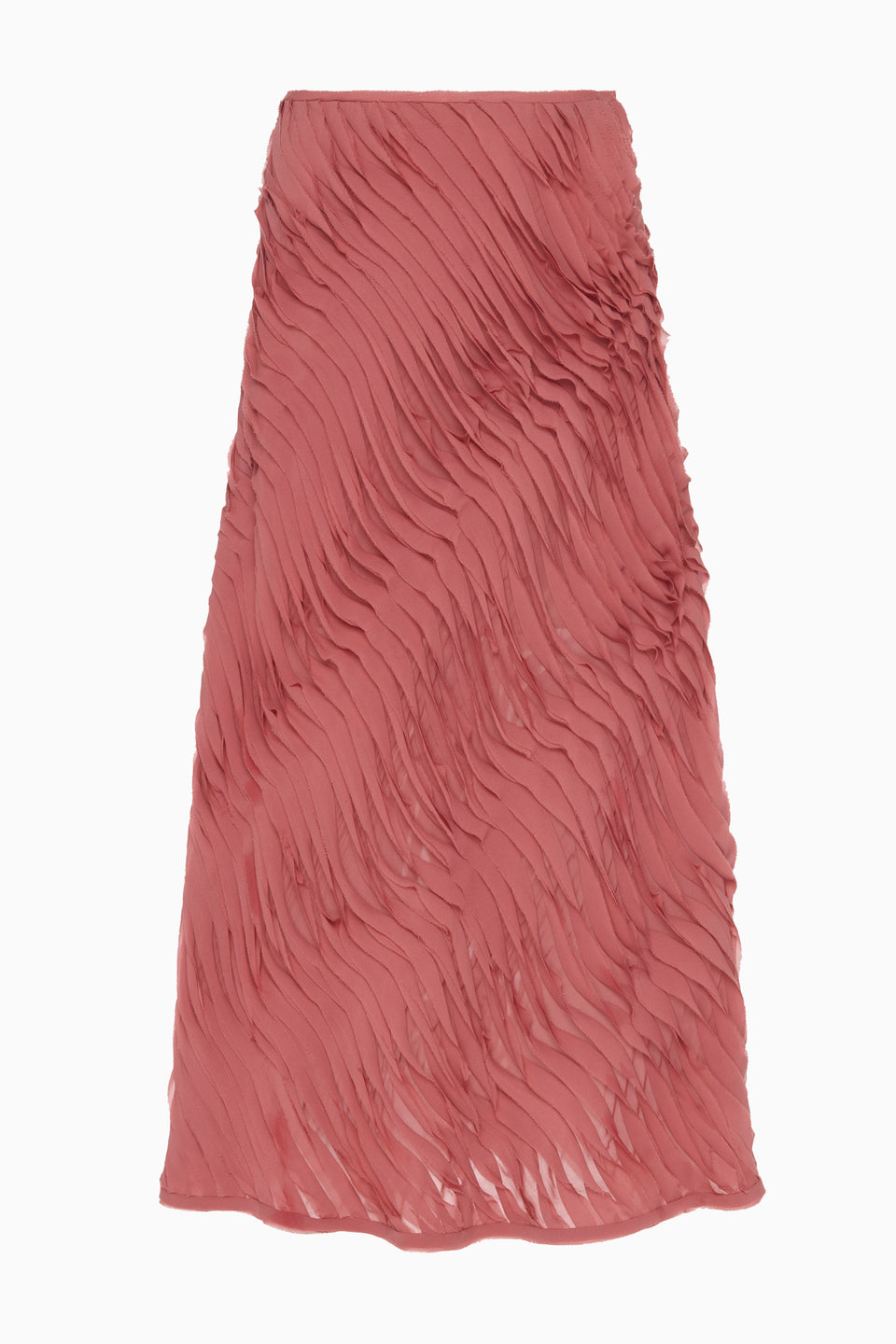 Amiko Midi Skirt - Chestnut