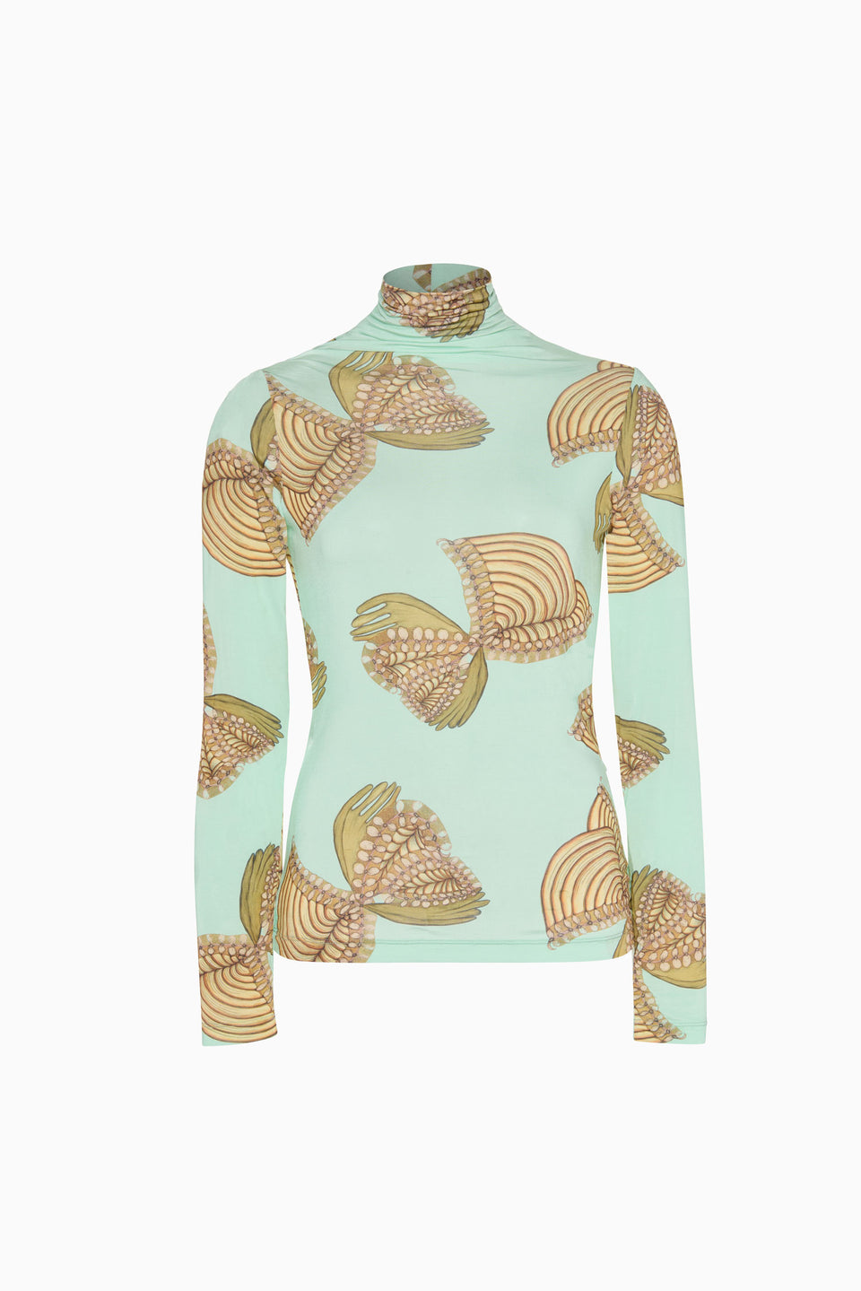 Aurelia Turtleneck - Water Blossoms