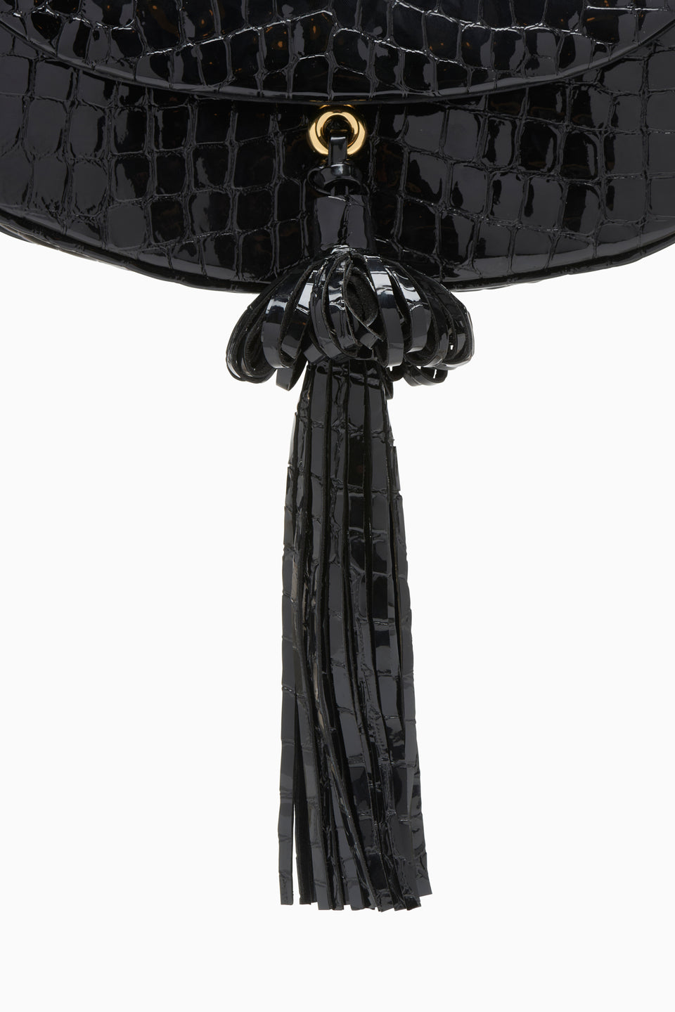 Paloma Tassel Flap Bag - Noir