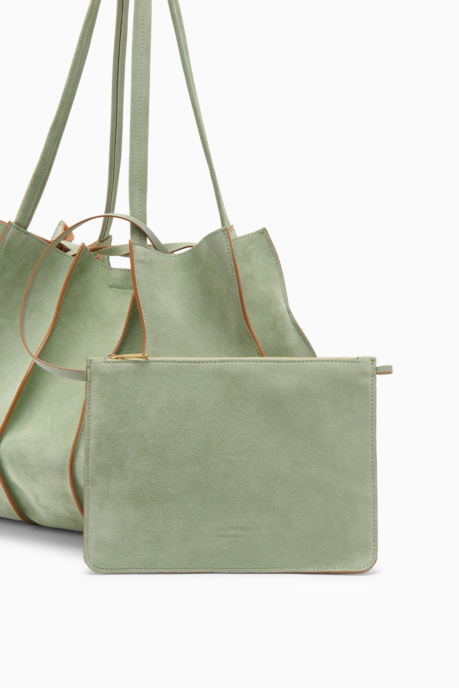 Ulla Johnson Adria Large Tote - Sea Glass