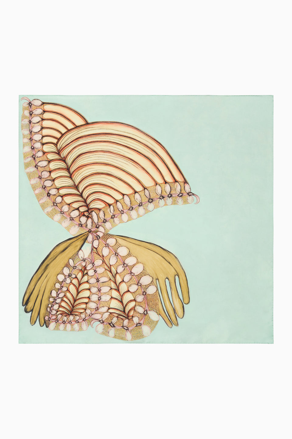 Chiara Scarf - Water Blossoms