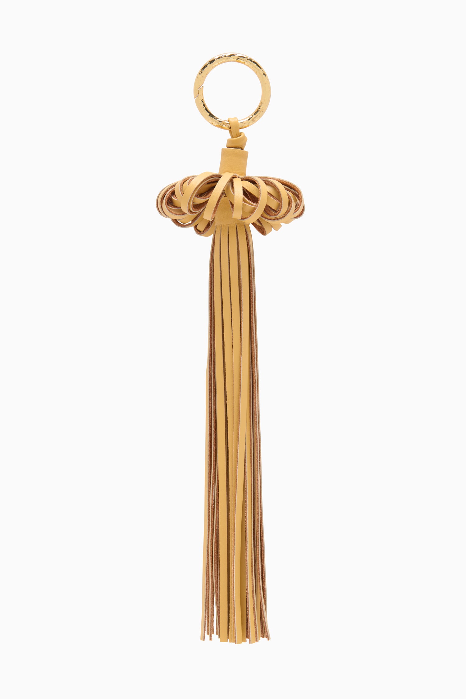 Flower Leather Charm - Lotus