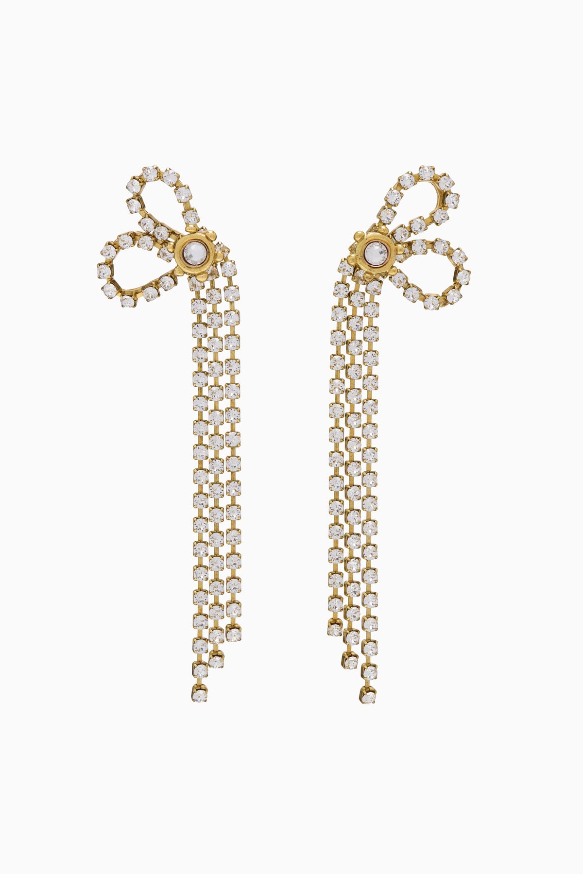 ⁣⁢Ohrhänger Crystal Bow Chandelier Earring - Crystal⁤⁣